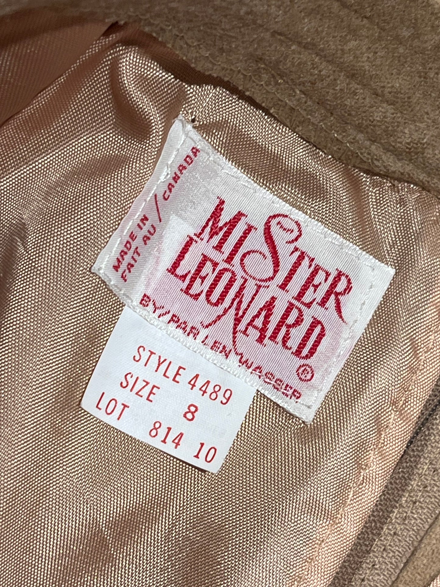 70s 'Mister Leonard' Beige Midi Skirt / Small