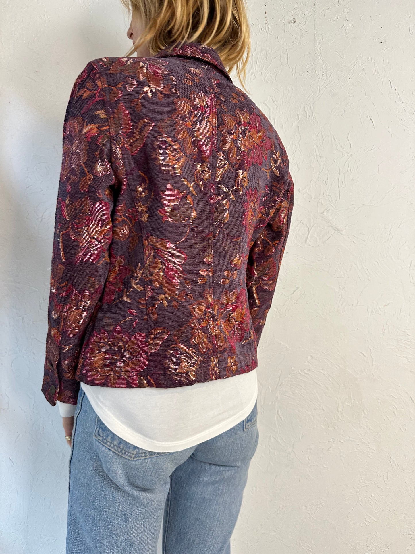 Y2k 'Coldwater Creek Floral Tapestry Jacket / Small