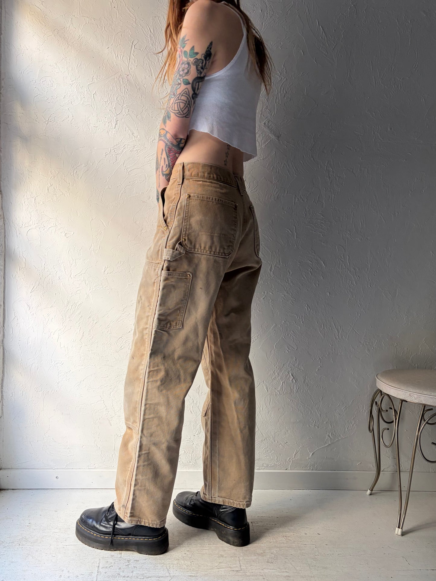Vintage 'Carhartt' Double Knee Workwear Pants / 29