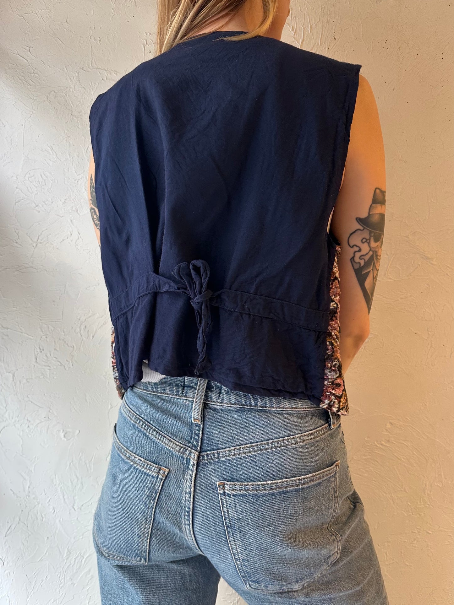 90s ‘Seperate Scene’ Tapestry Vest / Medium