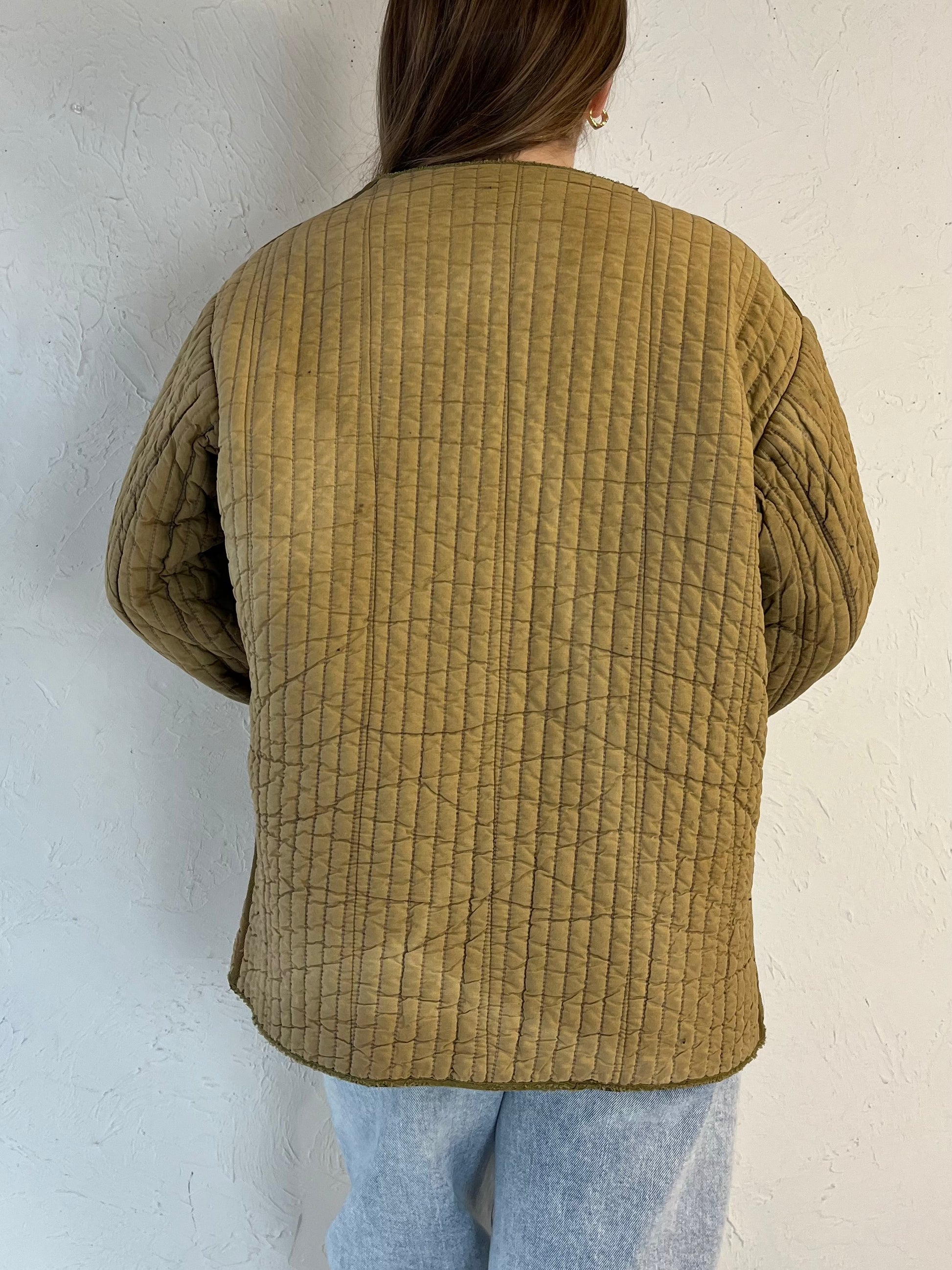 Vintage Quilted Liner Jacket / Medium