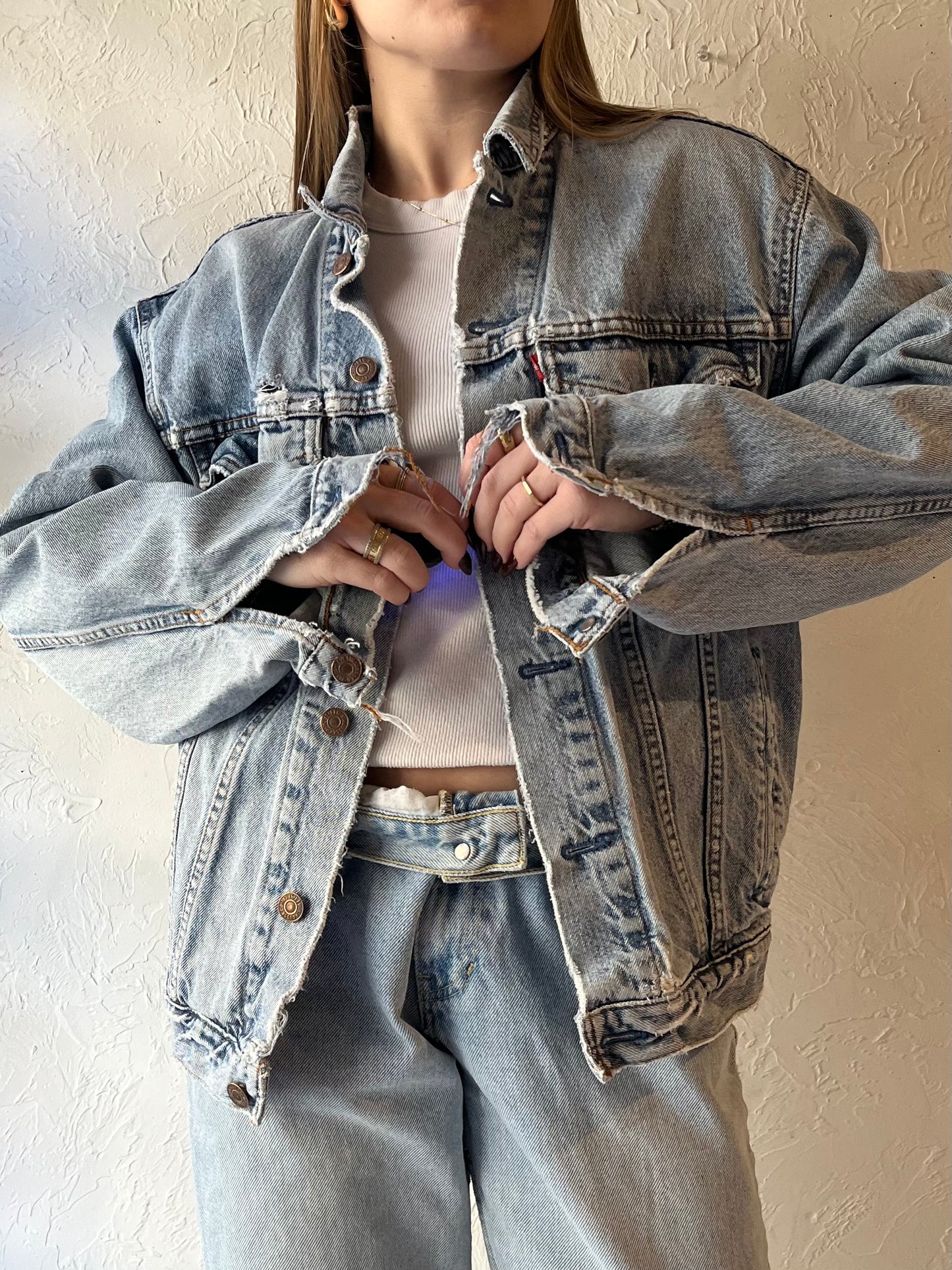 Vintage ‘Levi’s’ Thrashed Denim Jacket / XS