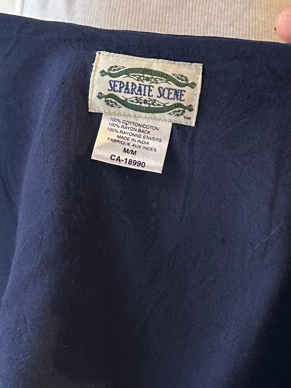 90s ‘Seperate Scene’ Tapestry Vest / Medium