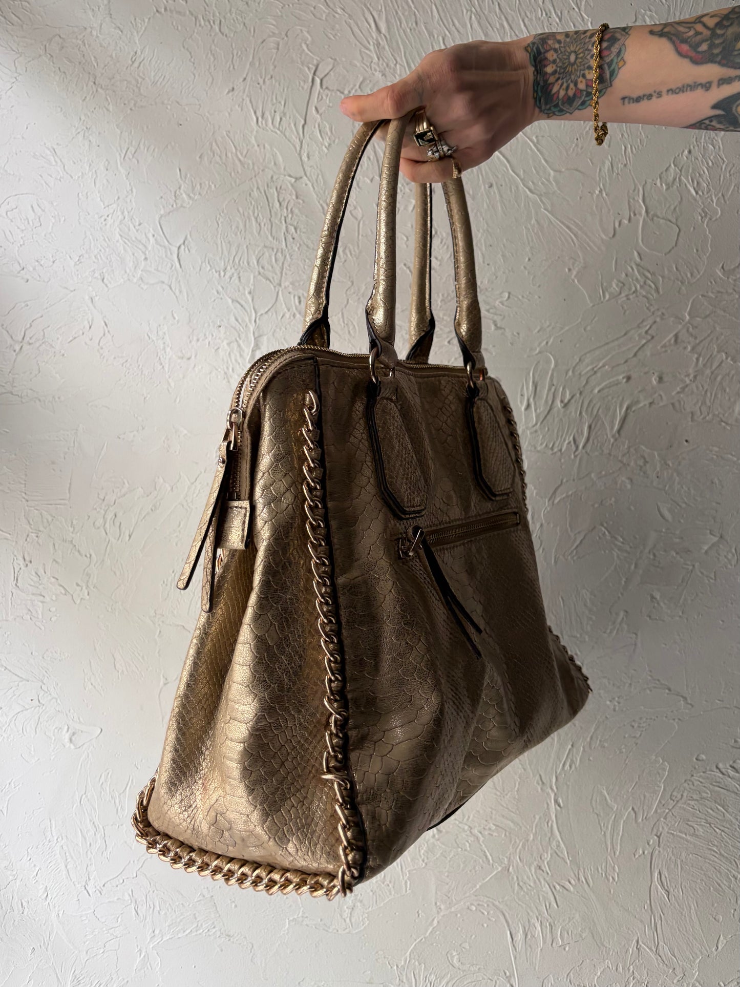 Vintage 'Guess' Gold Metalic purse