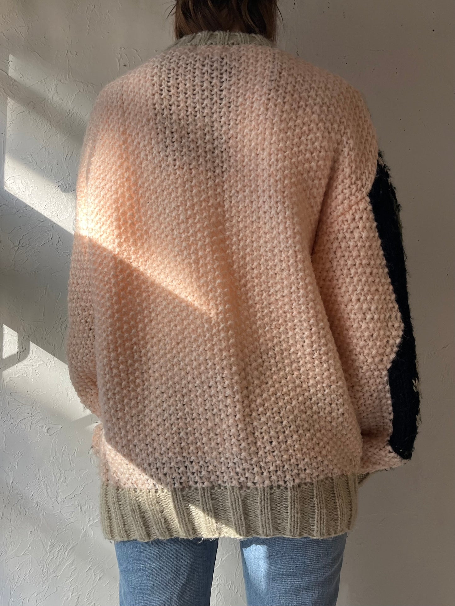 90s Oversized Pullover Sweater / Medium