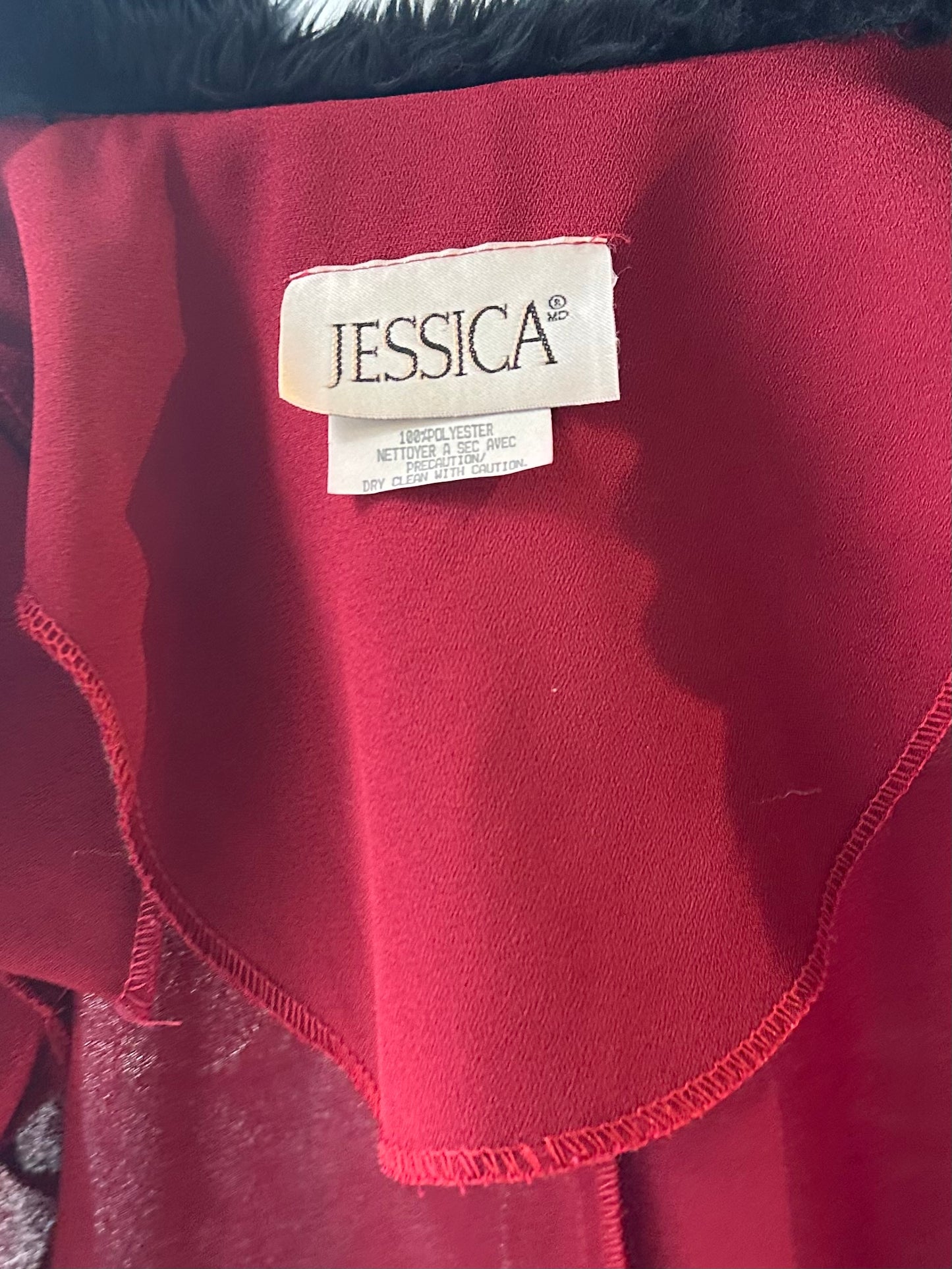 90s ‘Jessica’ Red Jacket / Medium