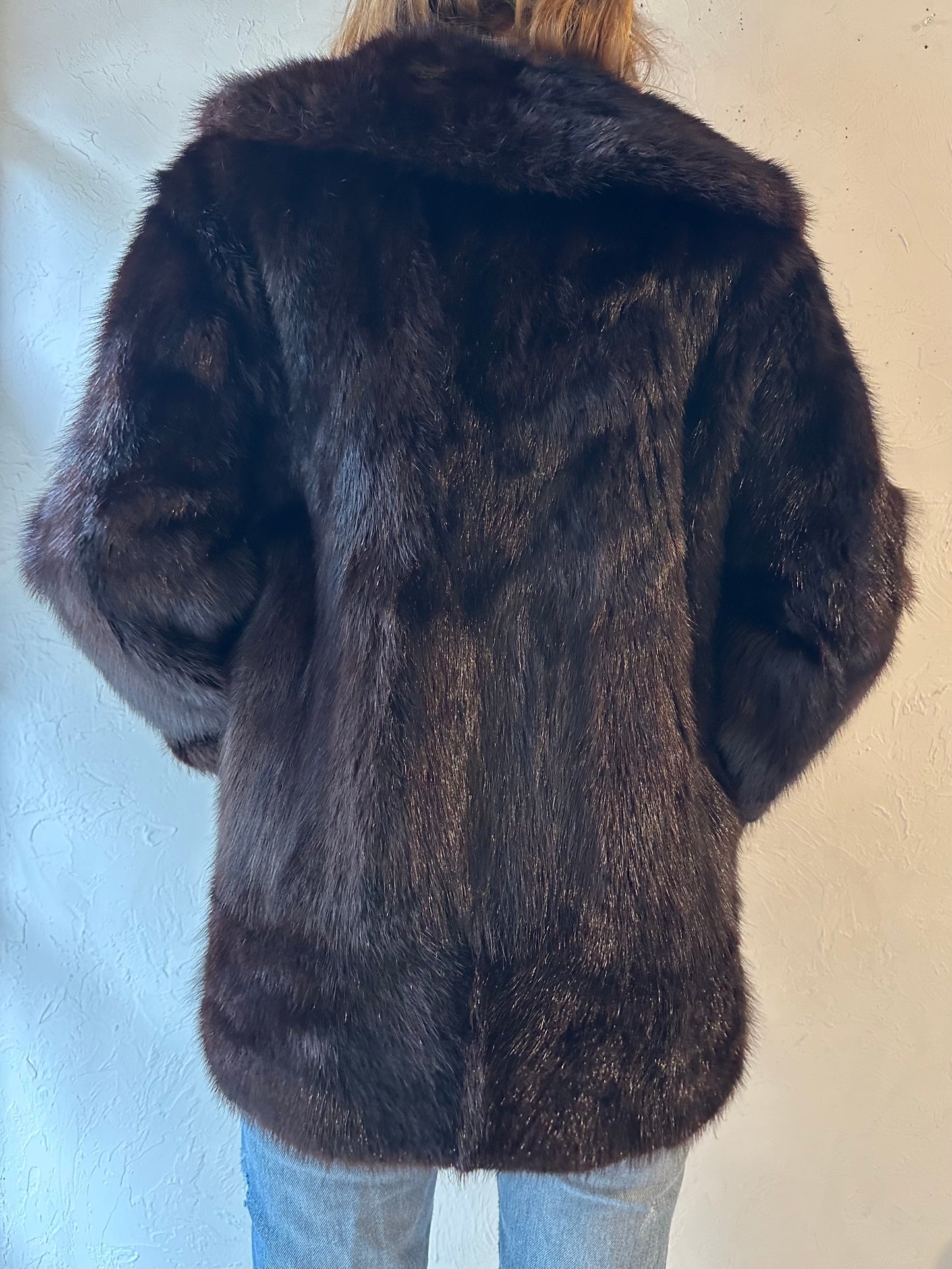 80s 'American Fur Limited' Authentic Fur Jacket / Medium