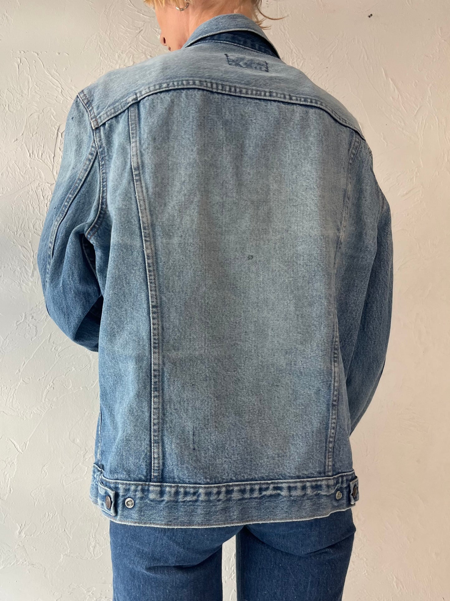 Vintage 'GWG' Thrashed Denim Jacket / Large