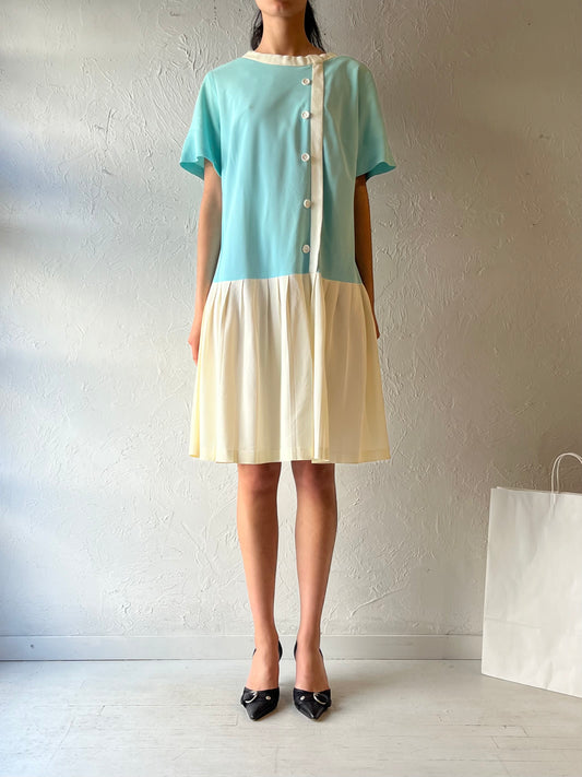 60s ‘First Lady’ Drop Waist Midi Dress / Medium