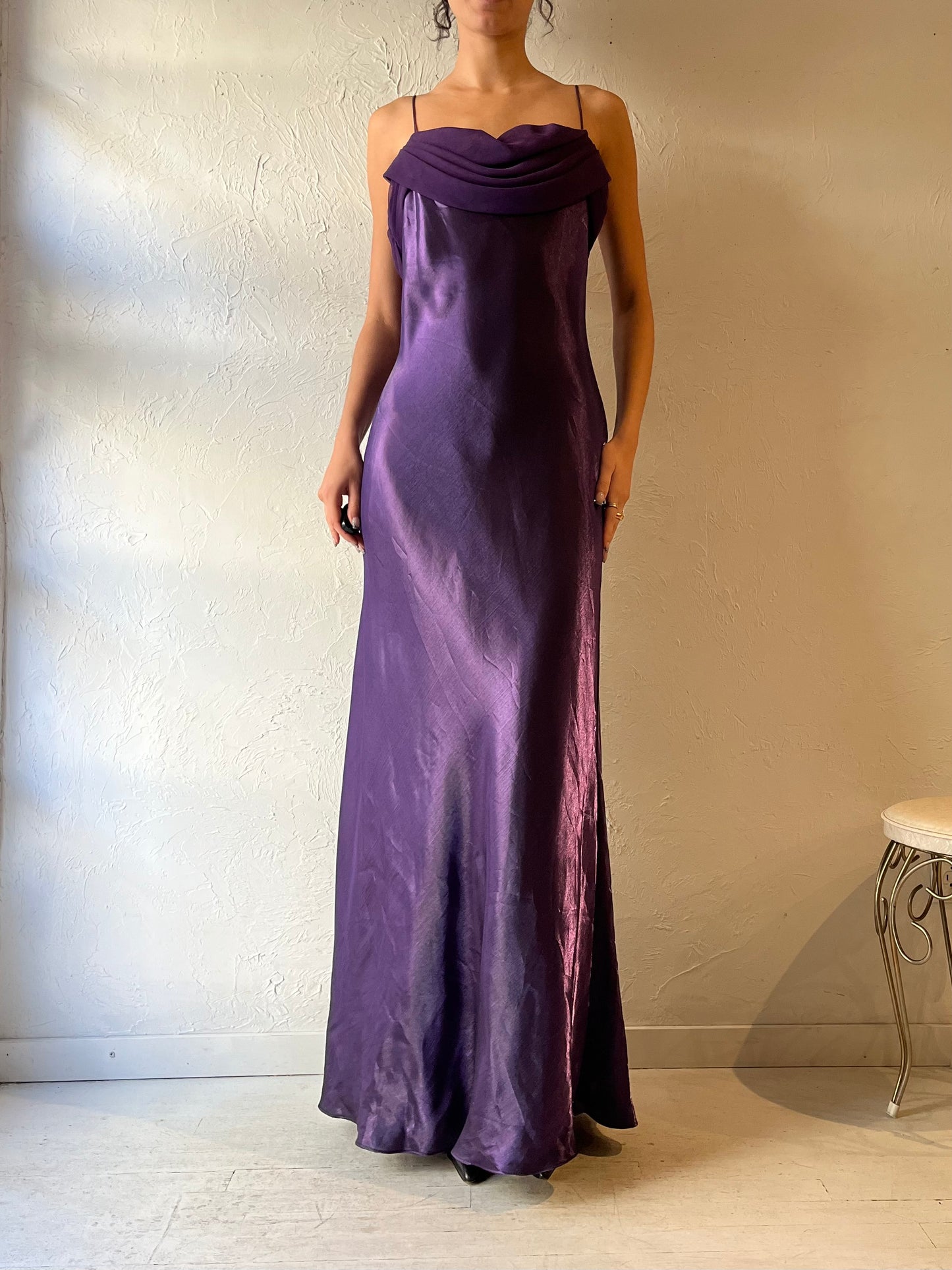 Y2k 'Bellissima' Purple Formal Dress / Large