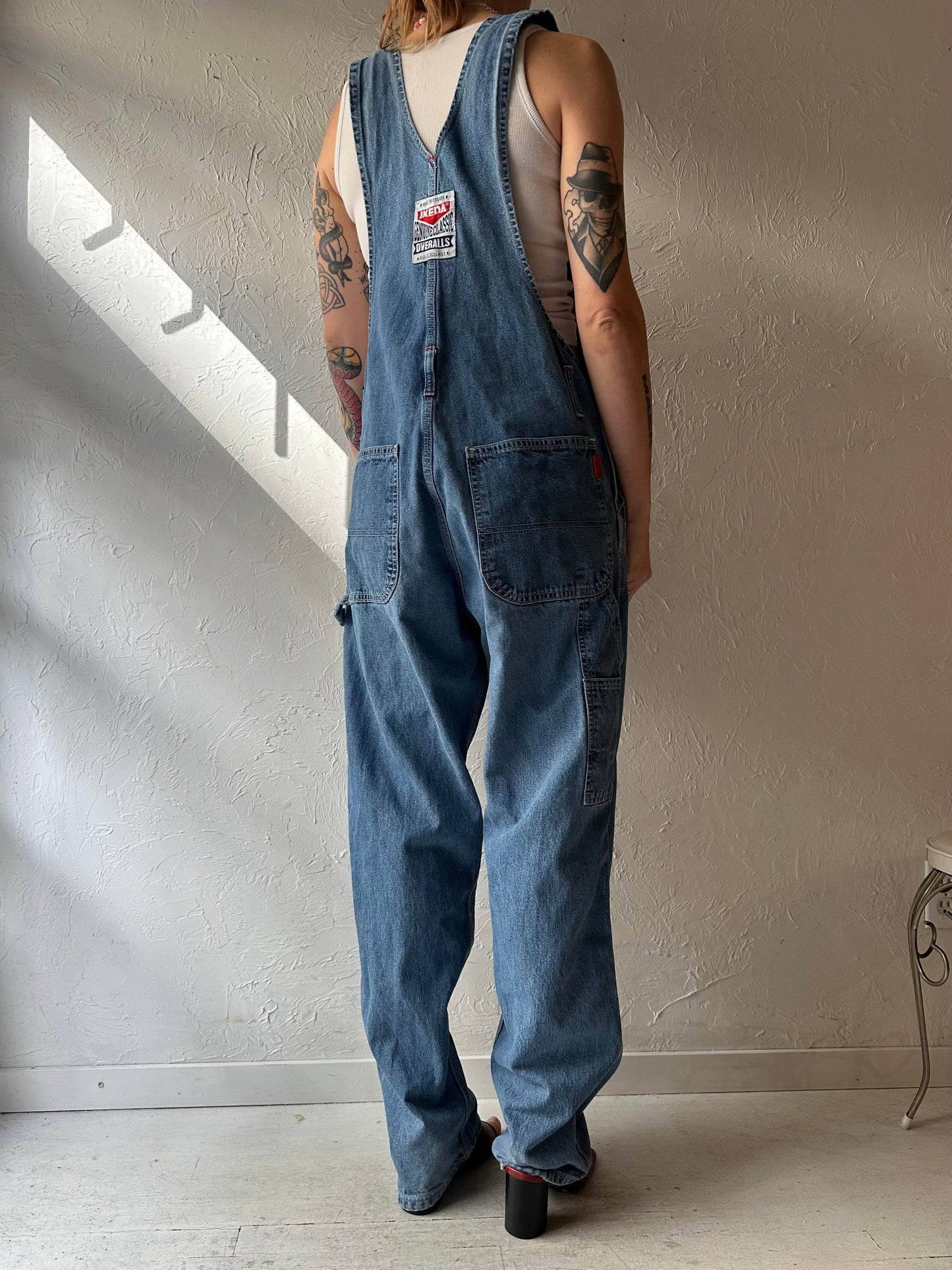 90s 'Liberty' Denim Overalls / Medium