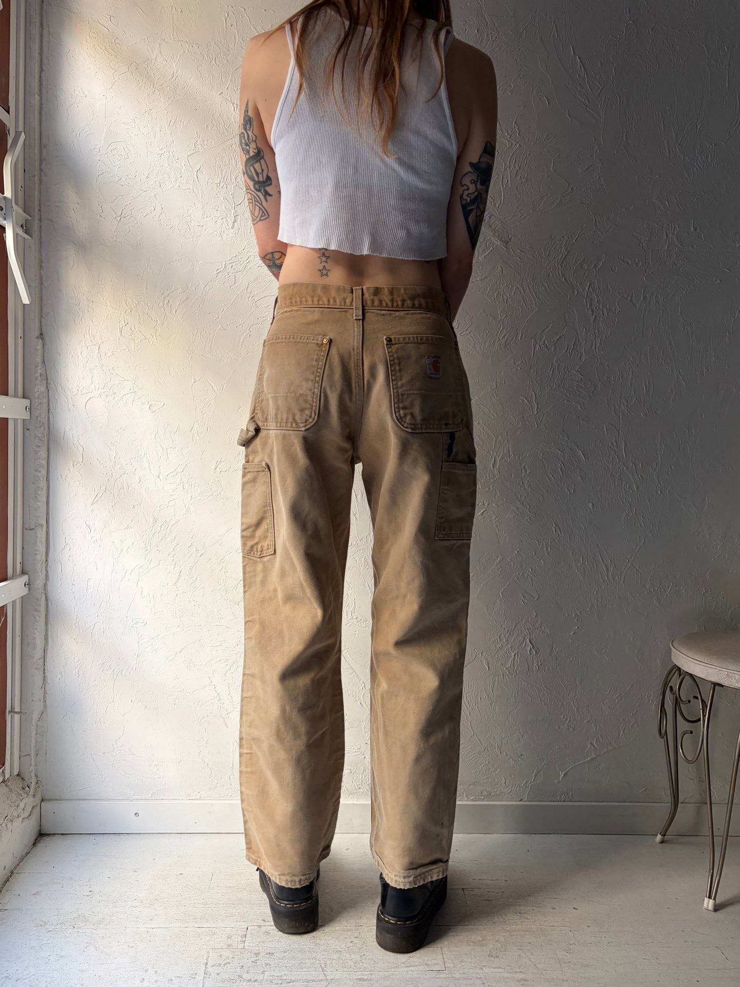 Vintage 'Carhartt' Double Knee Workwear Pants / 29