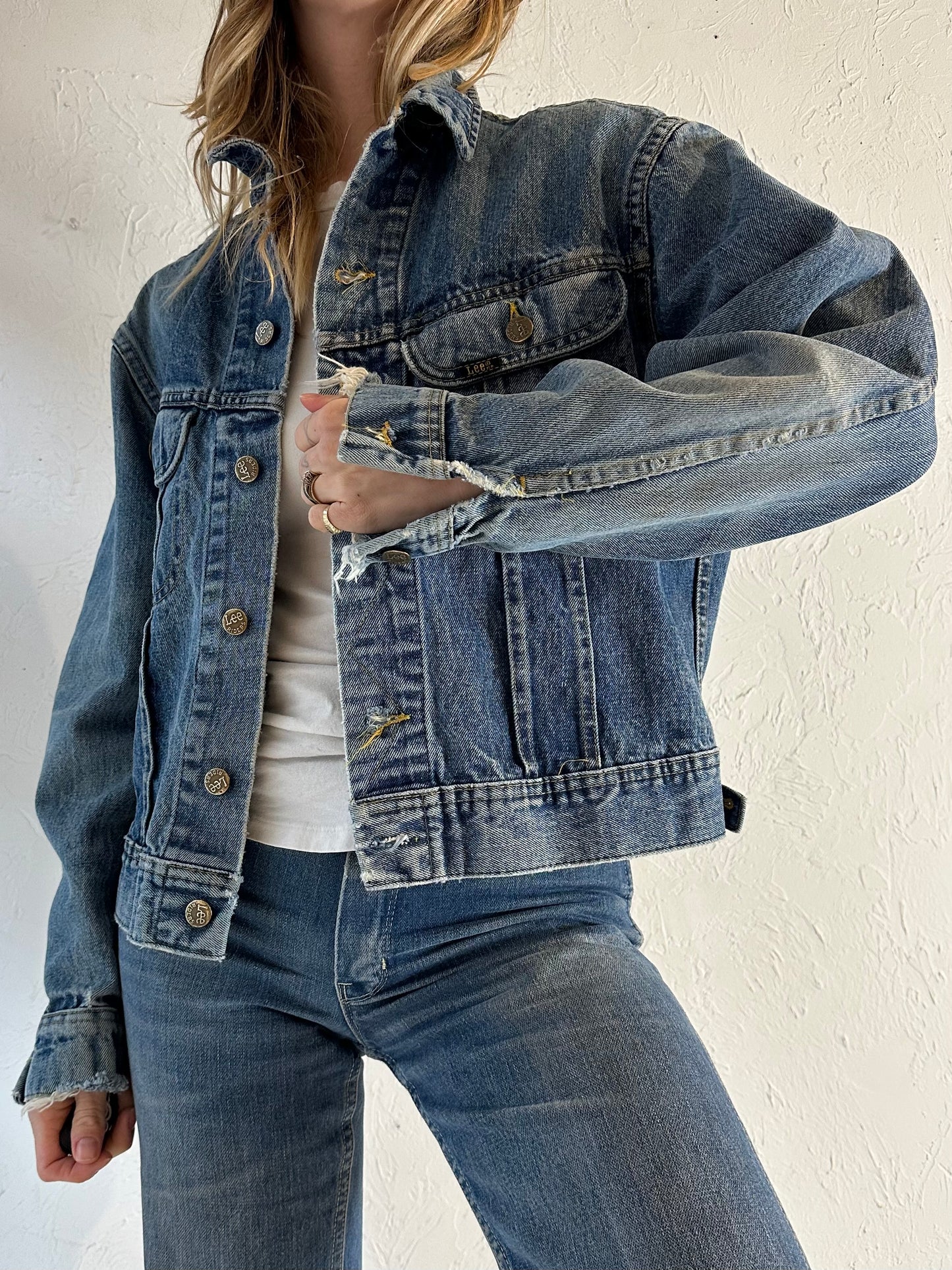 90s ‘Lee’ Blue Denim Jacket / Small