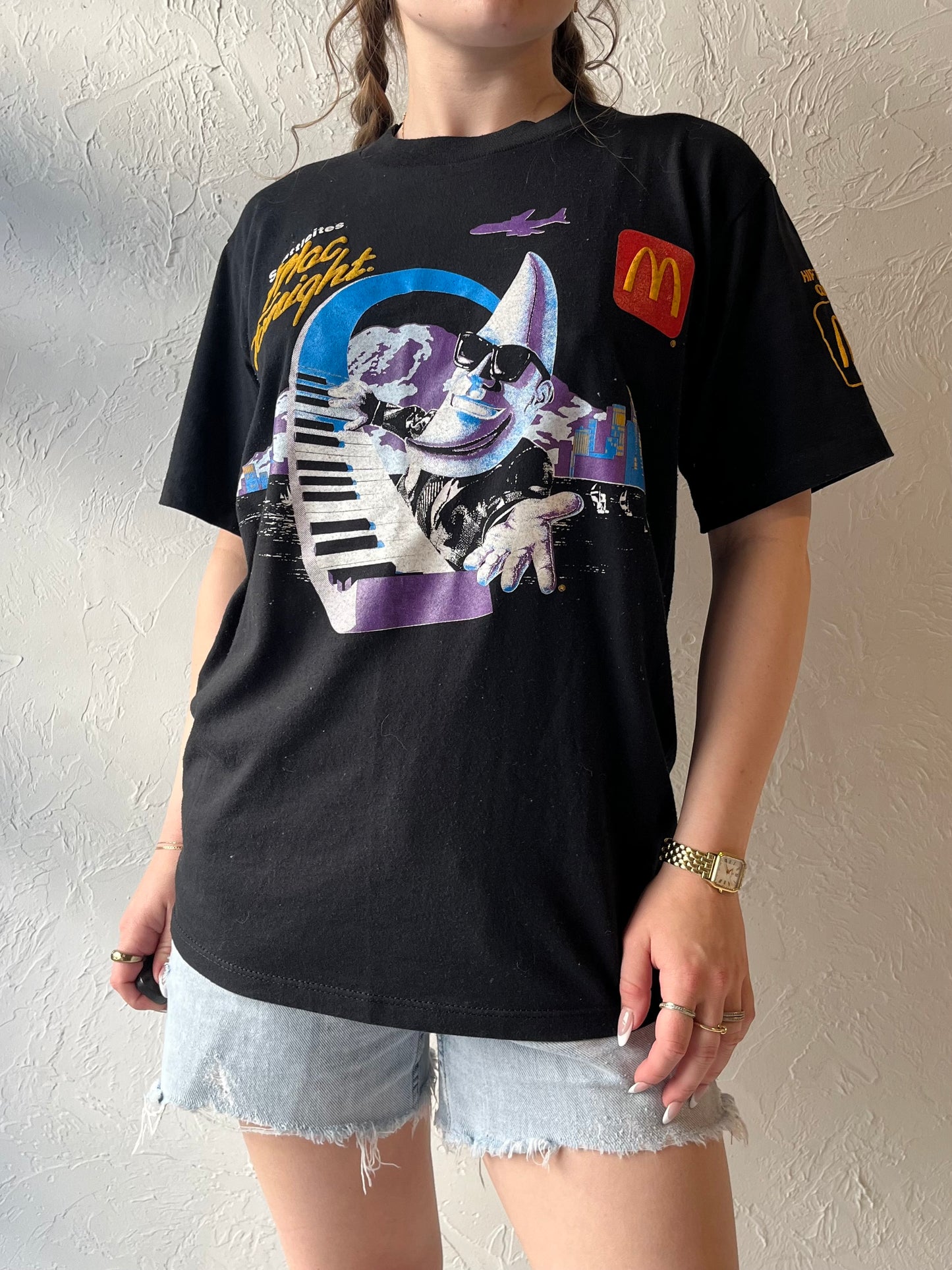 80s 'Jerzees' Mac Tonight McDonalds T Shirt / Made in USA / Medium