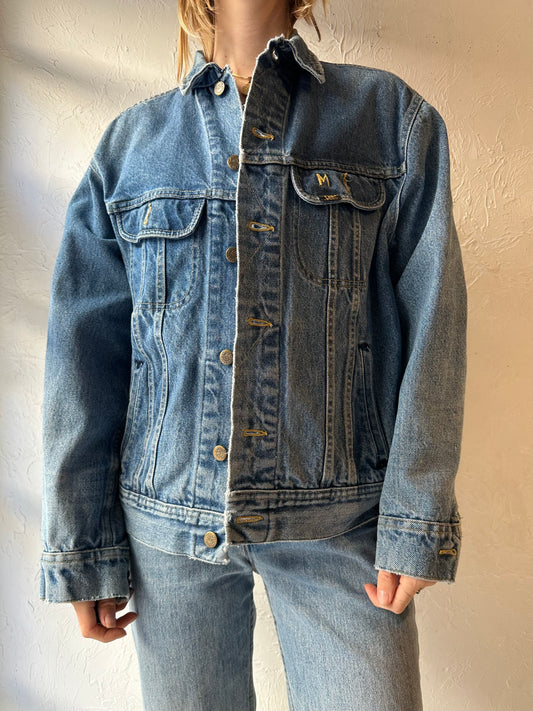 90s 'Lee' Denim Jacket / Made in USA / Large