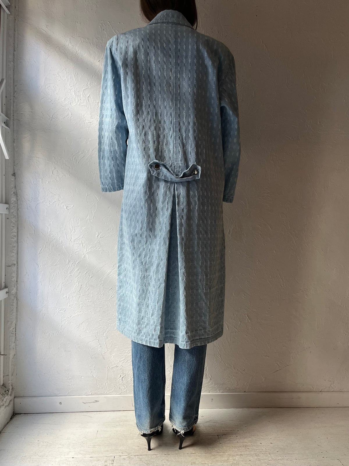 90s '19th Avenue' Light Weight Denim Coat / Large