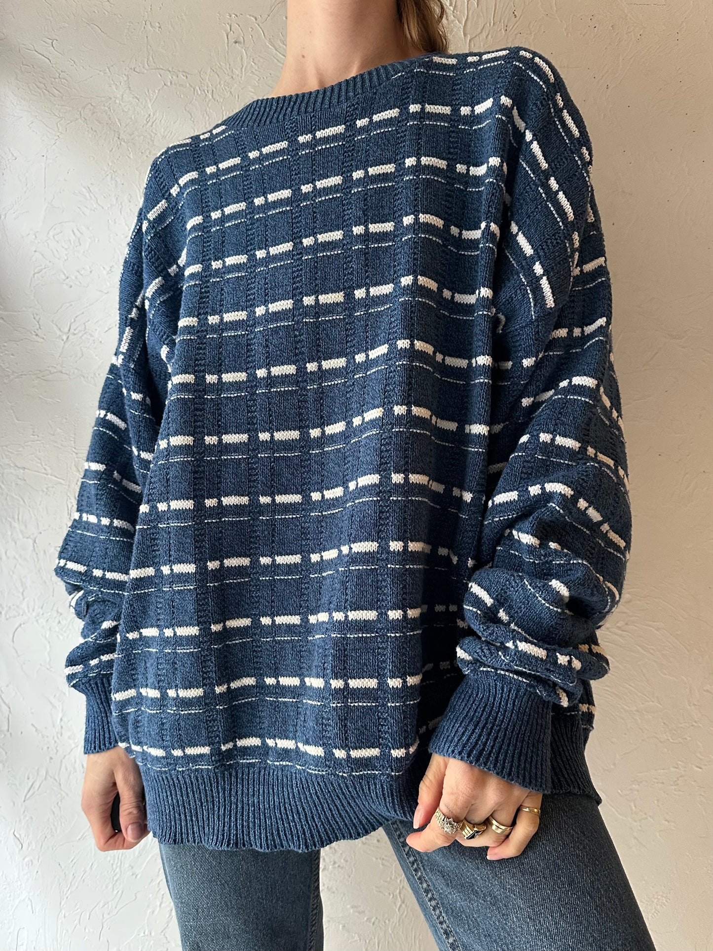 90s ‘Peconic Bay Traders’ Sweater / XL