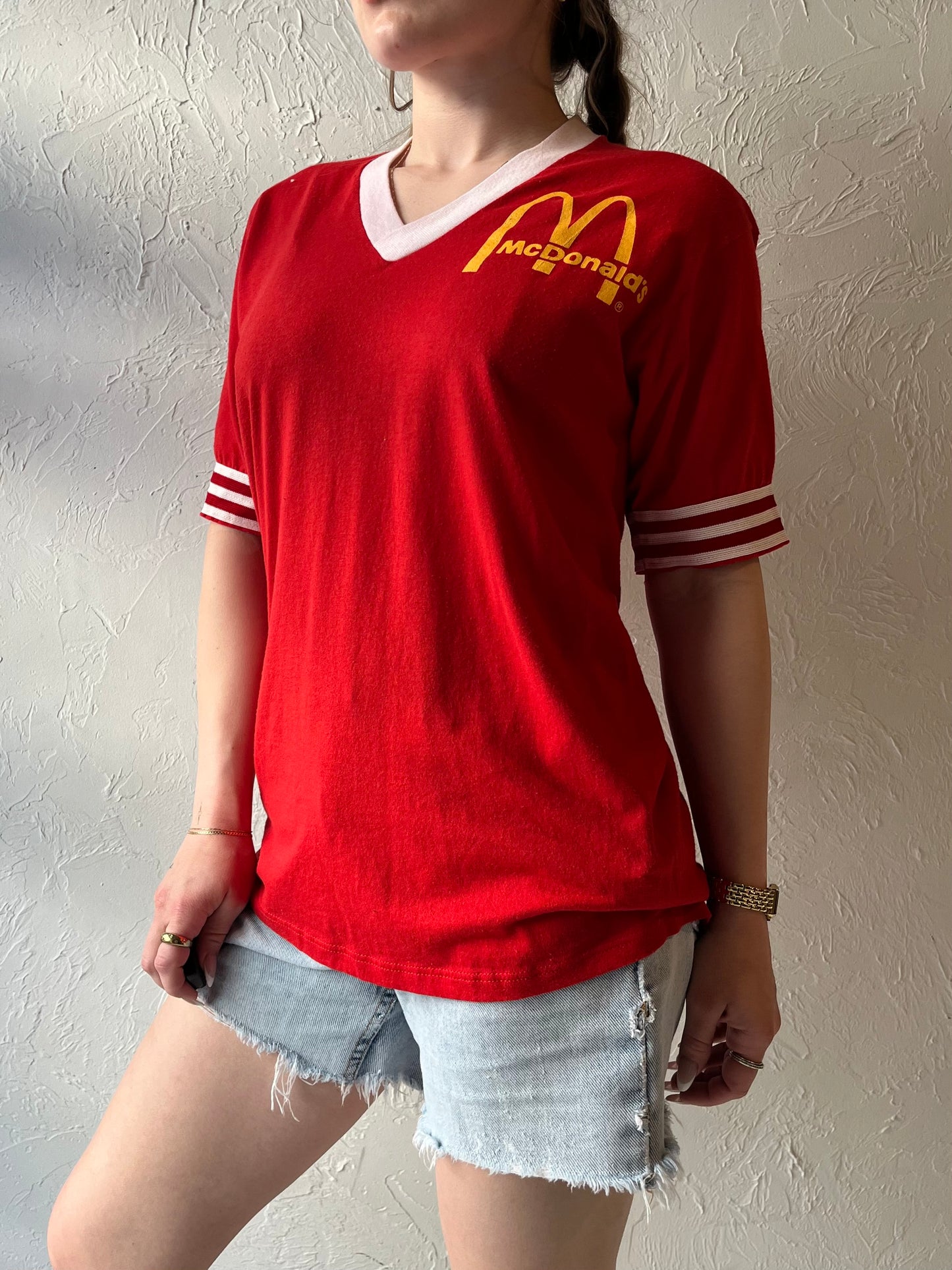 80s 'Jerzees' McDonalds T shirt / Made in USA / Medium