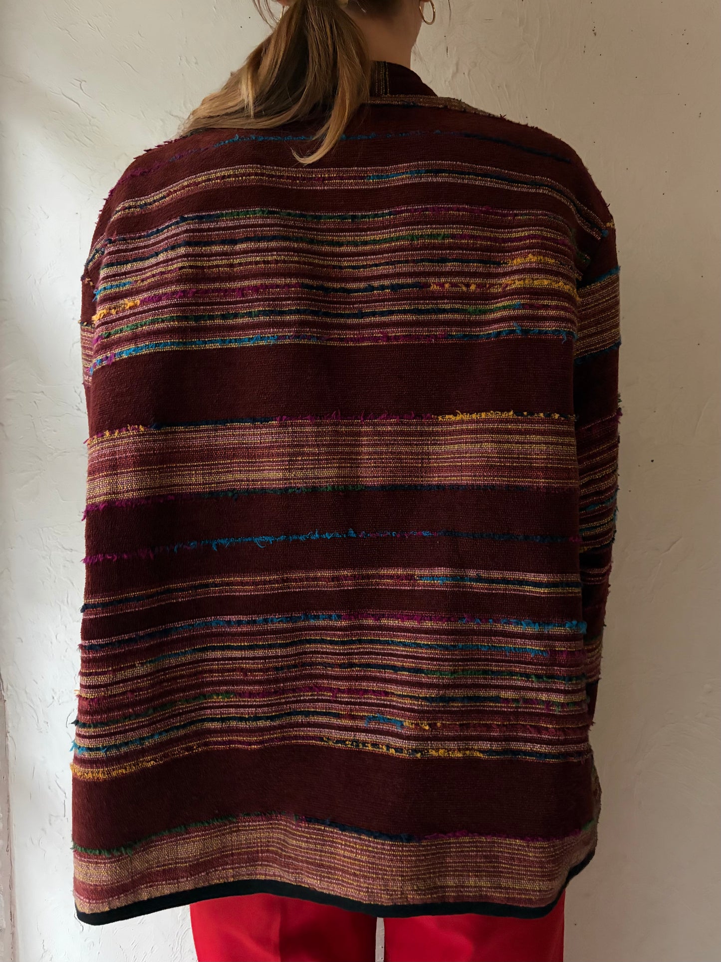 Y2k 'White Stag' Tapestry Jacket / Large