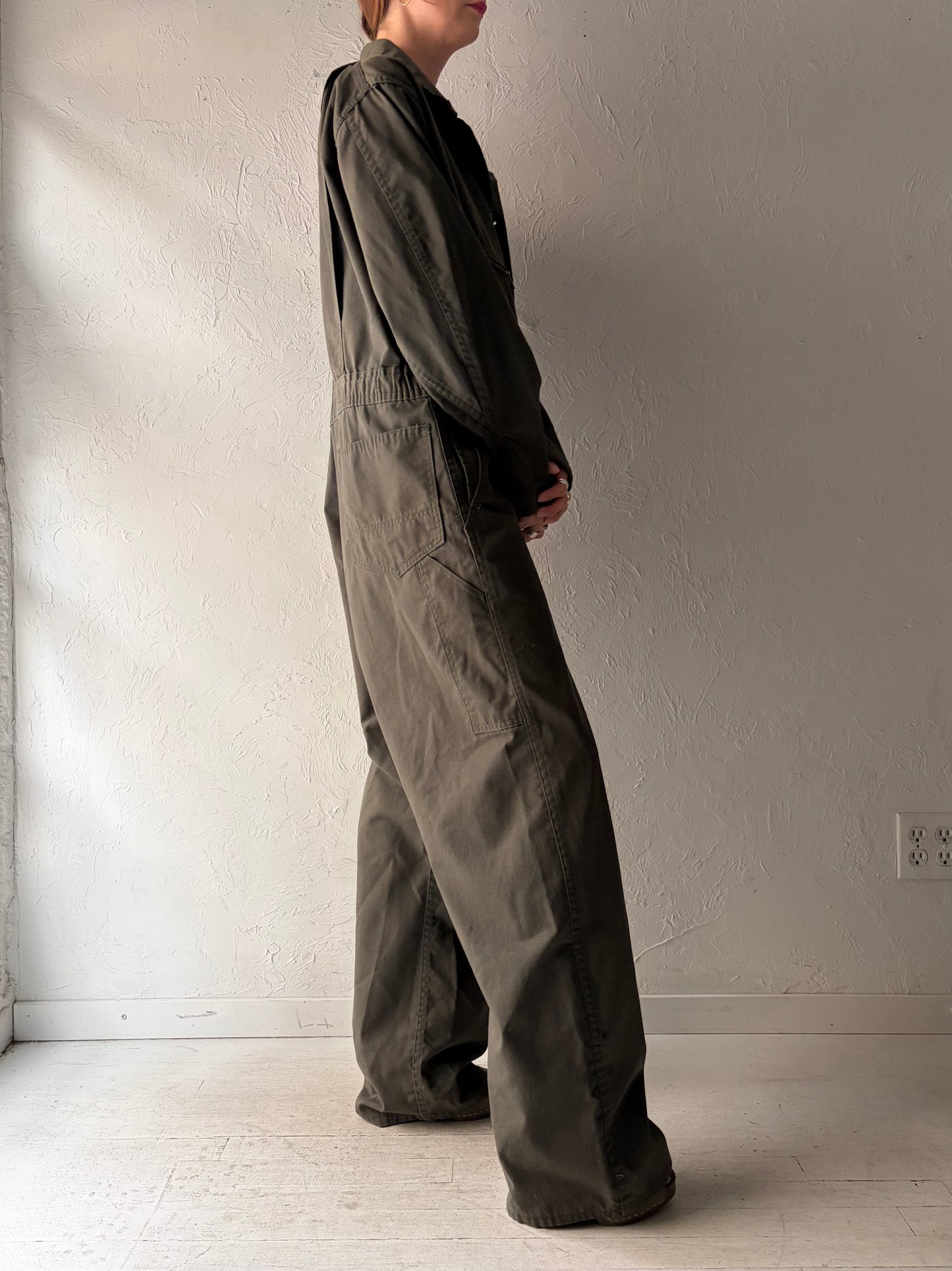 Vintage 'GWG' Green Work Wear Boiler Suit / Large