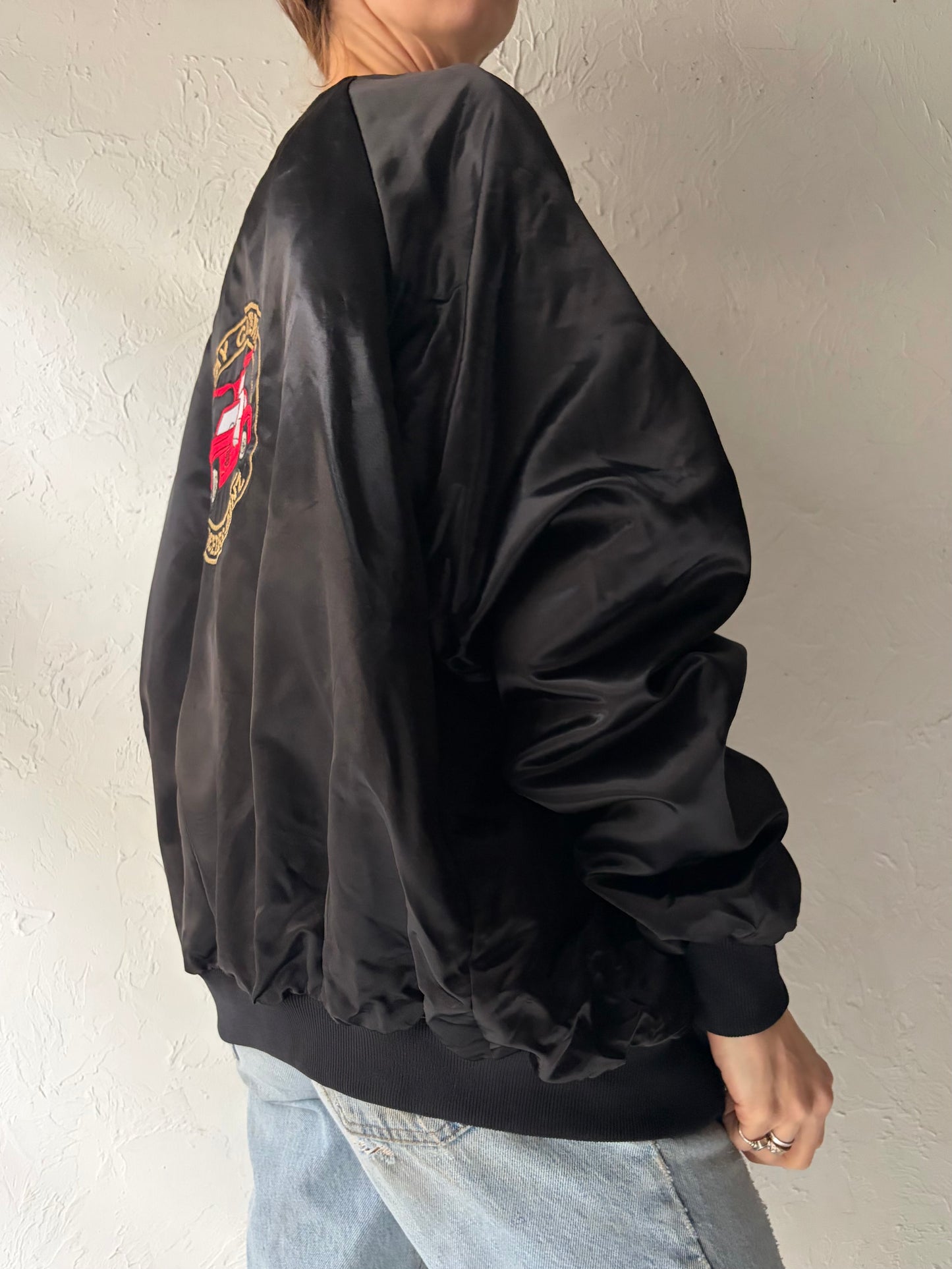 Vintage 'R&B' Mercedes Benz Silky Bomber / Large