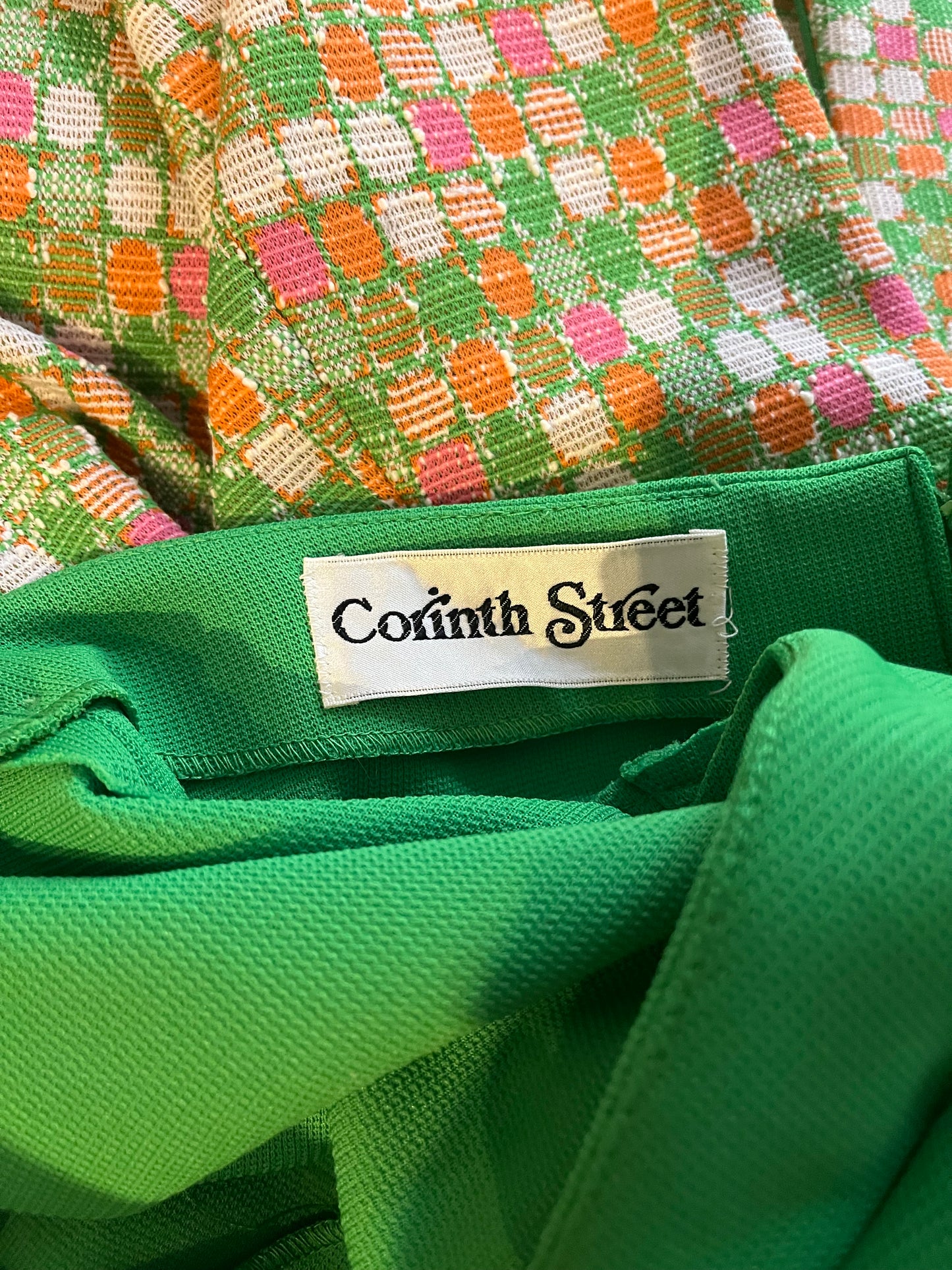 70s ‘Corinth Street’ Halter Dress / Small