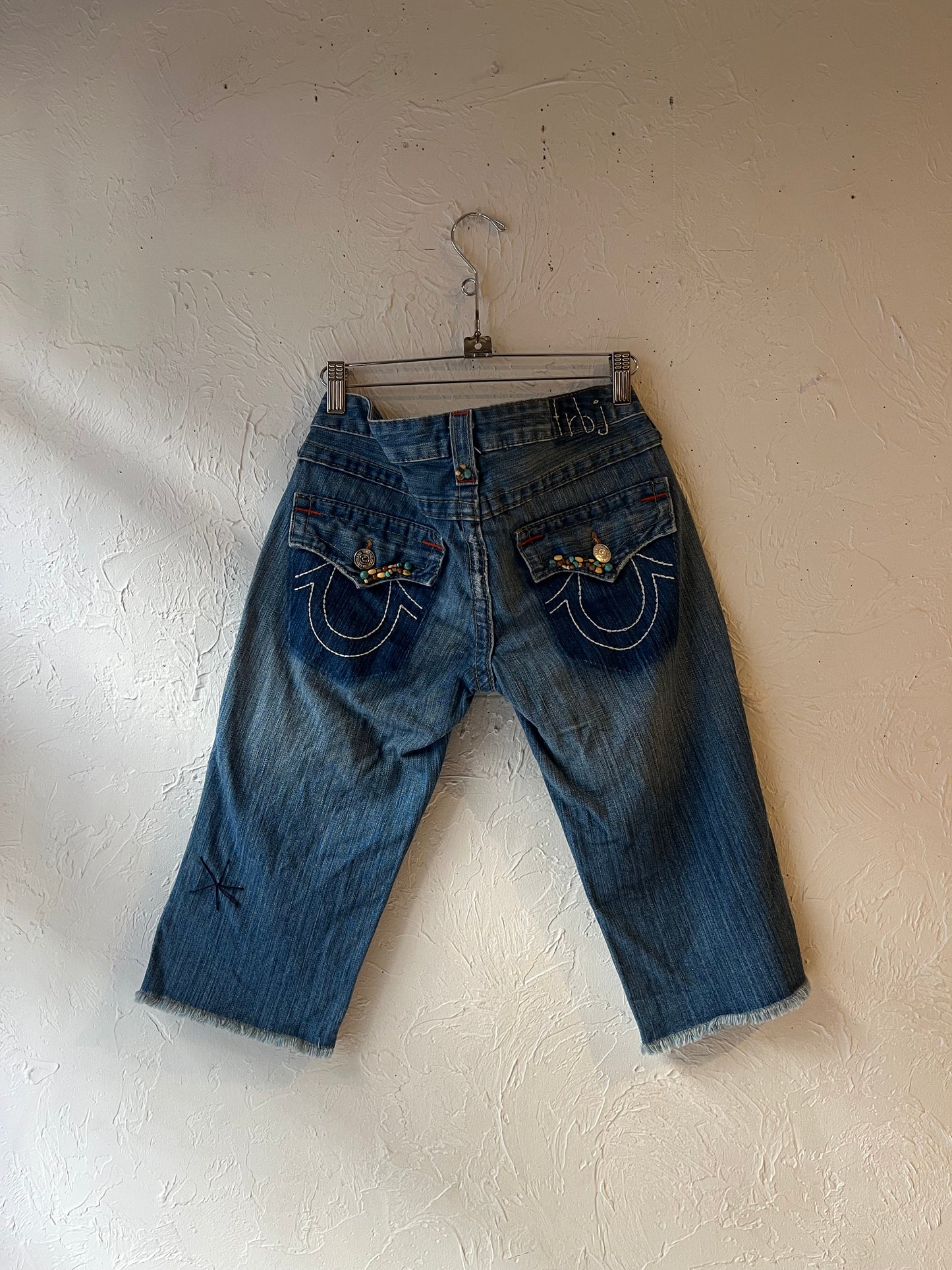 Y2K 'True Religion' Denim Shorts / Small