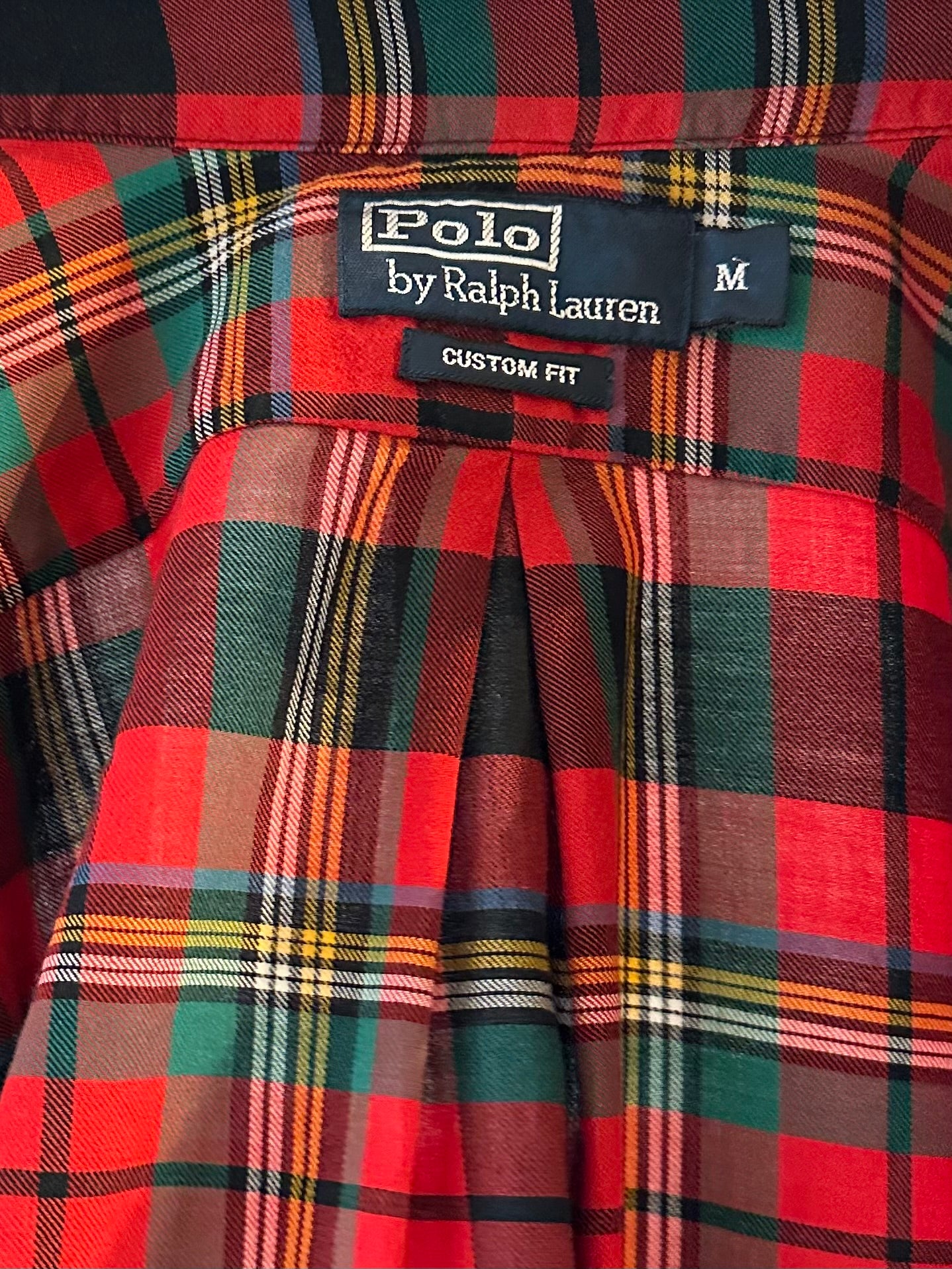 Y2k ‘Ralph Lauren’ Red Plaid Button Up Shirt / Medium