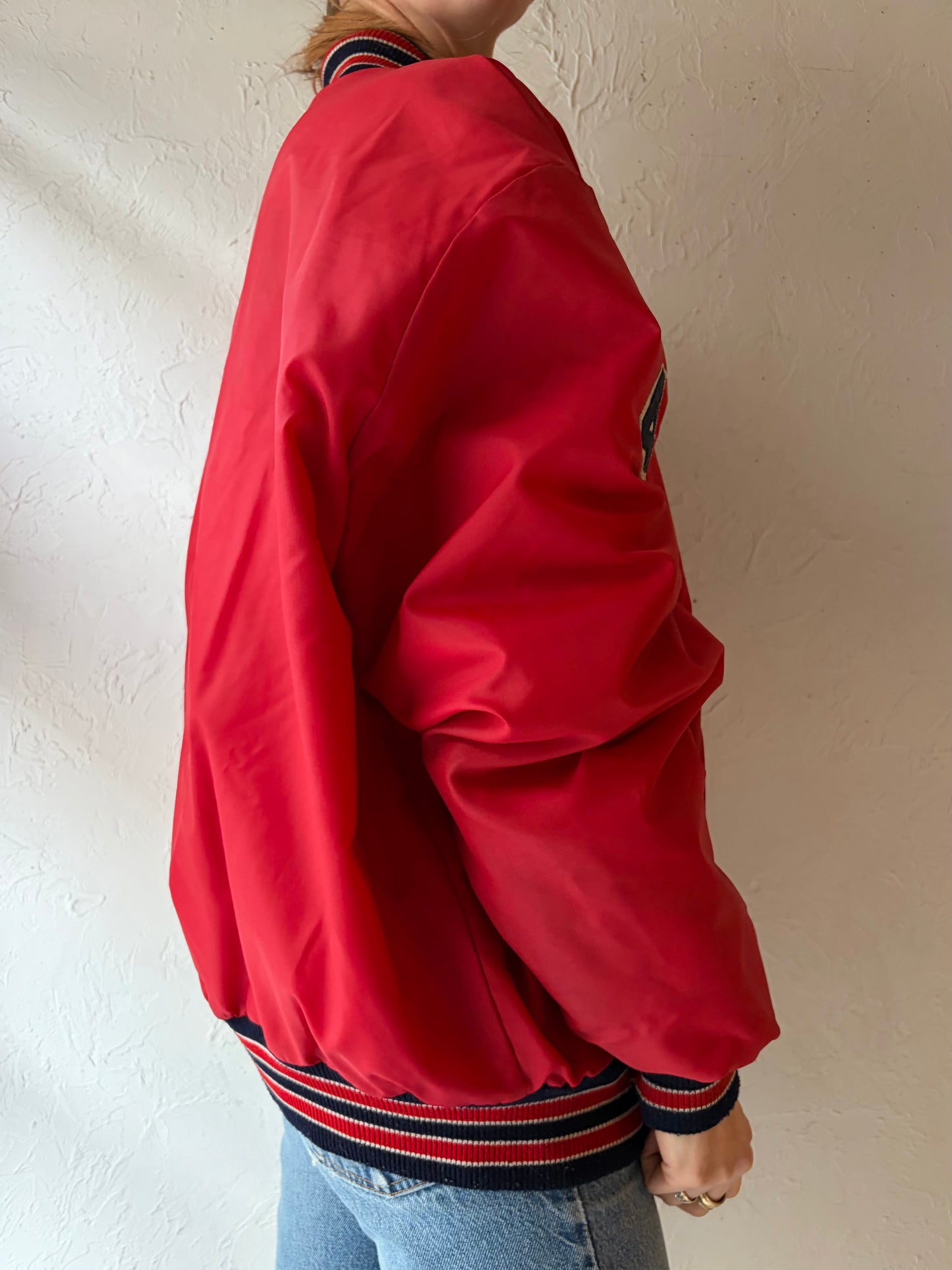 80s 'Cardinals' Bomber Jacket / XL