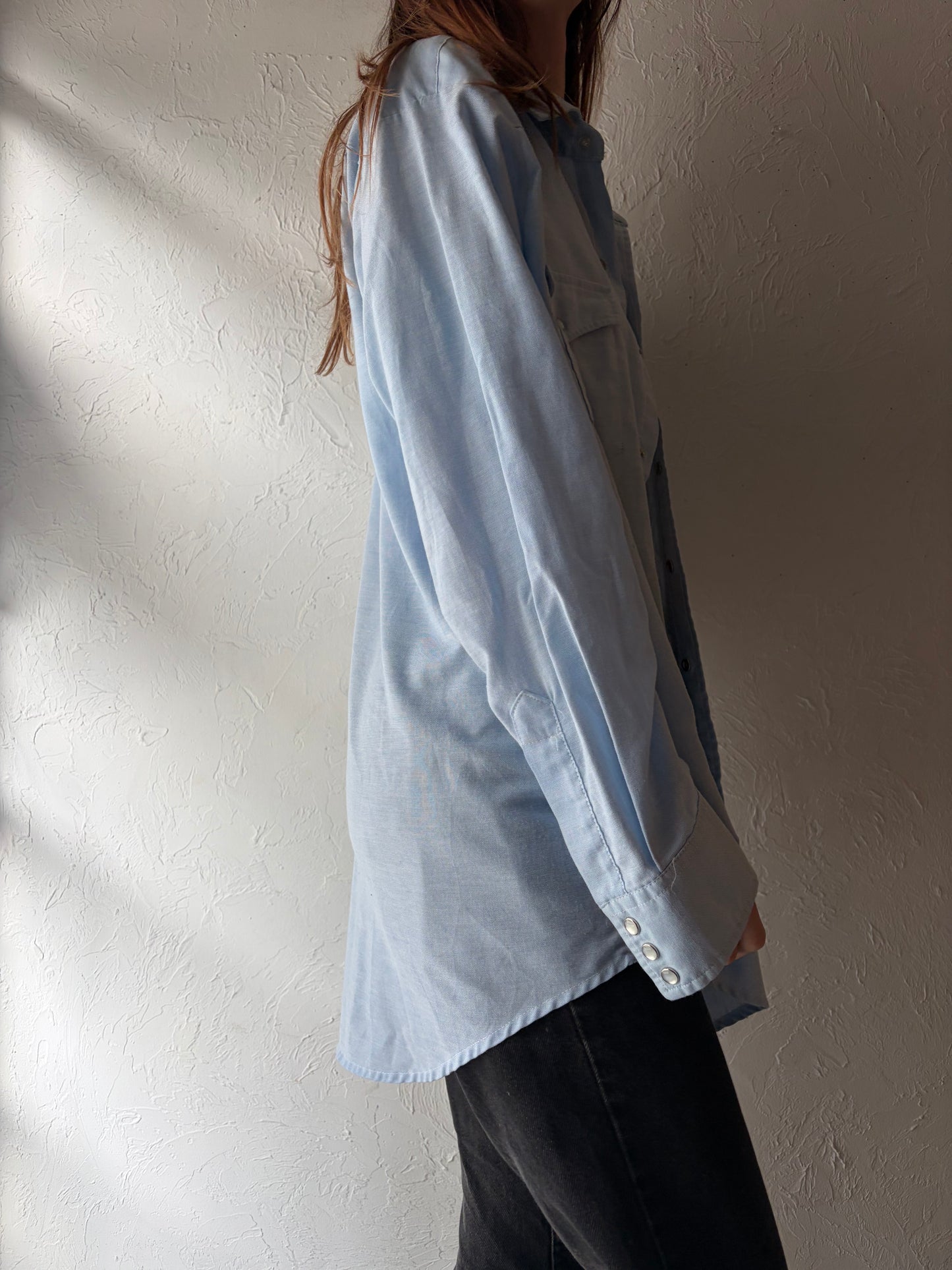 70s 'Lee' Vintage Western Pearl Snap Shirt / XL