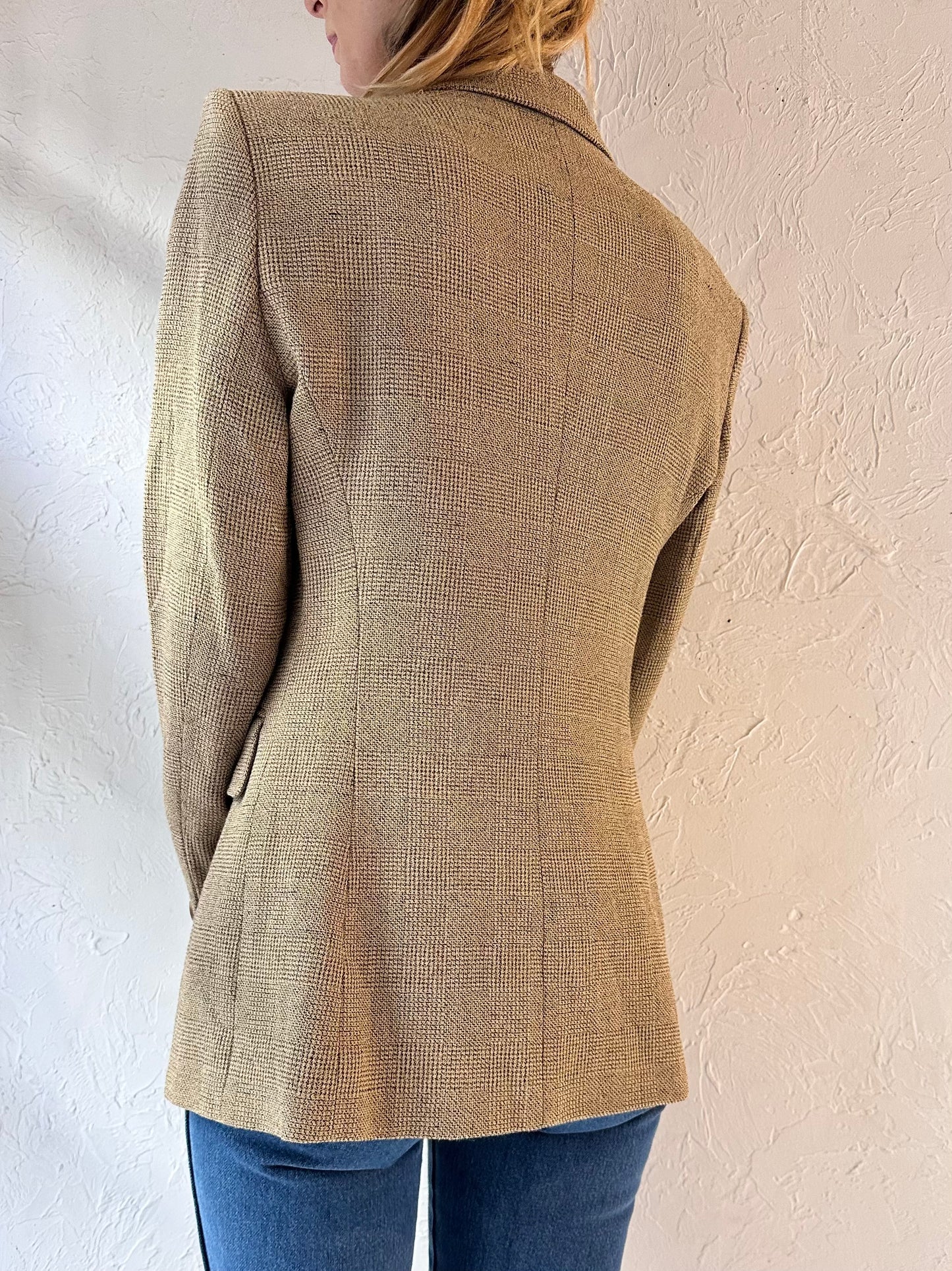 90s 'Anne Klein' Blazer Jacket / Medium