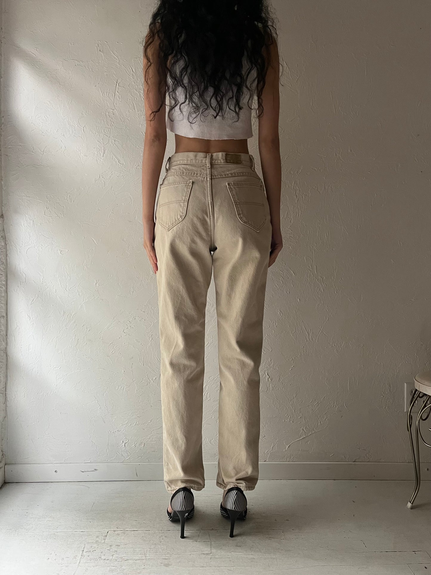 80s 'LL Bean' Lined Jeans / Union Made / 8