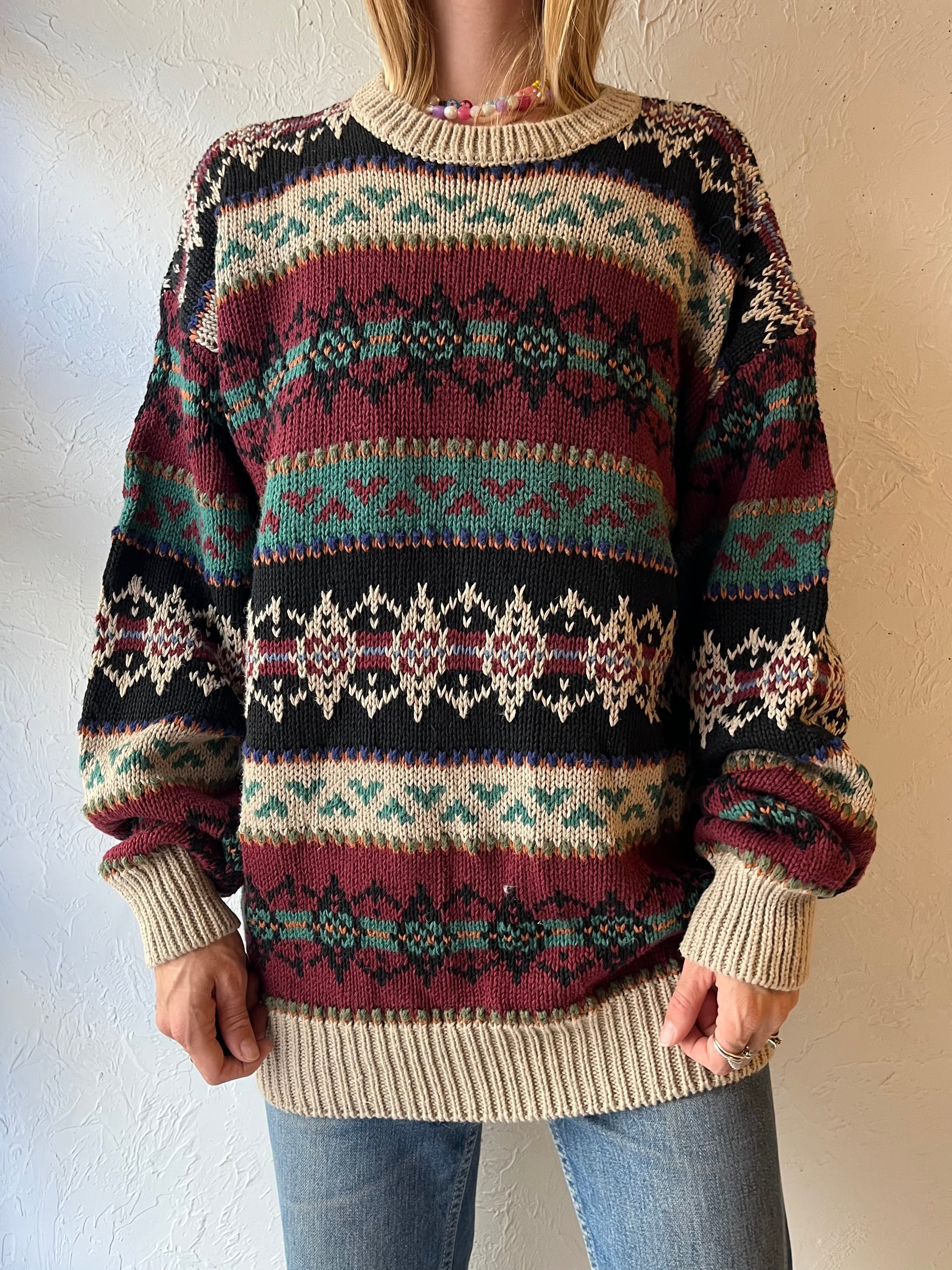 トップス 90s COMMEdesGARCONS WOOL SWEATER KNIT Rare 90s Tricot Comme des Garcons Wool design lace knit