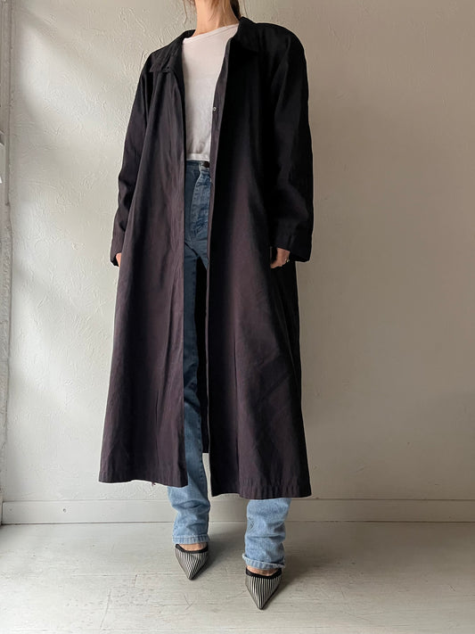 90s ‘London Fog’ Purple Lined Trench Coat / Medium (Copy)