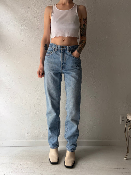 90s 'Levi’s 516' Light Wash Mid Rise Jeans / 28" Waist / Medium