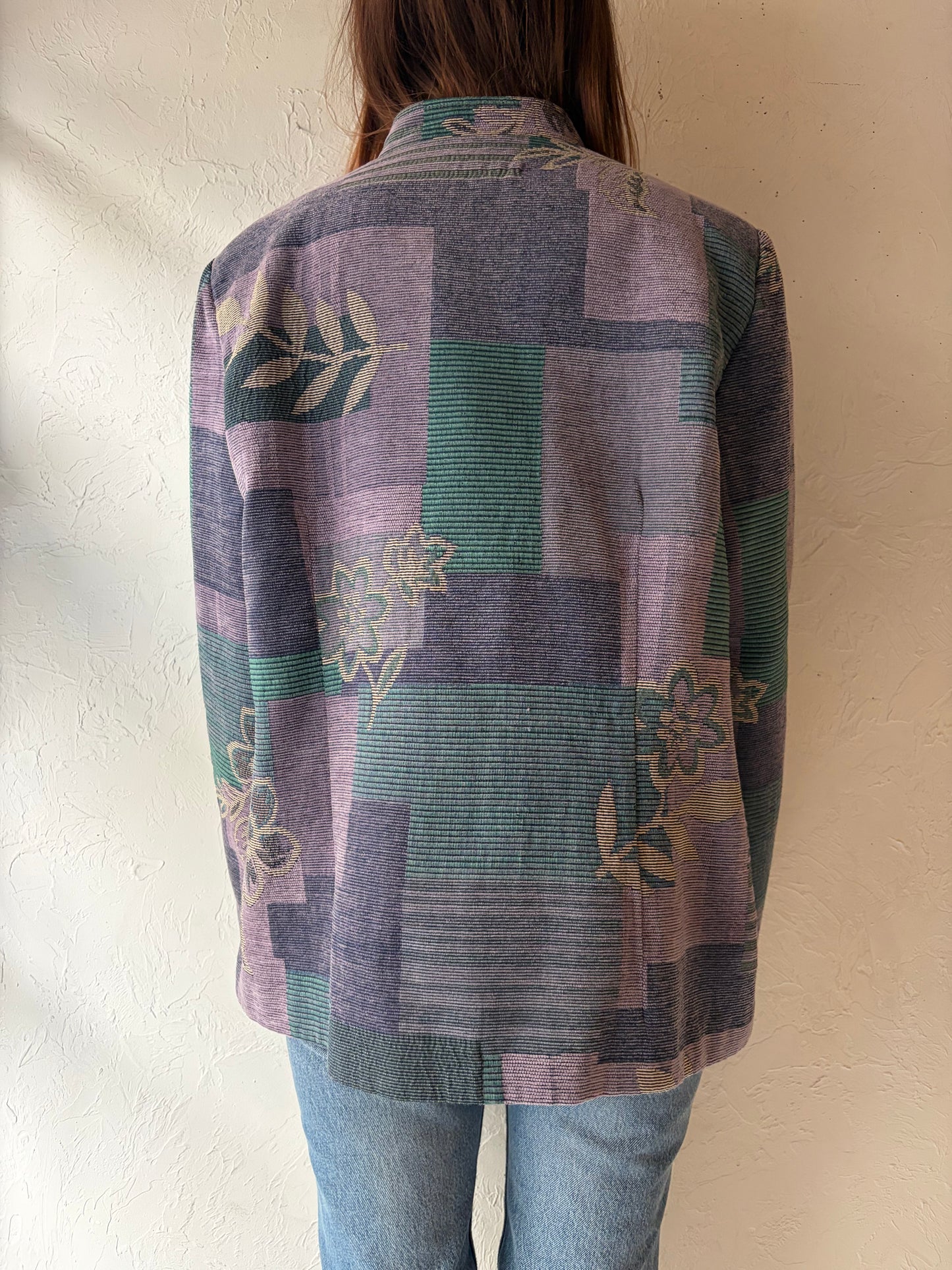 Y2k 'Alfred Dunner' Tapestry Jacket / XL
