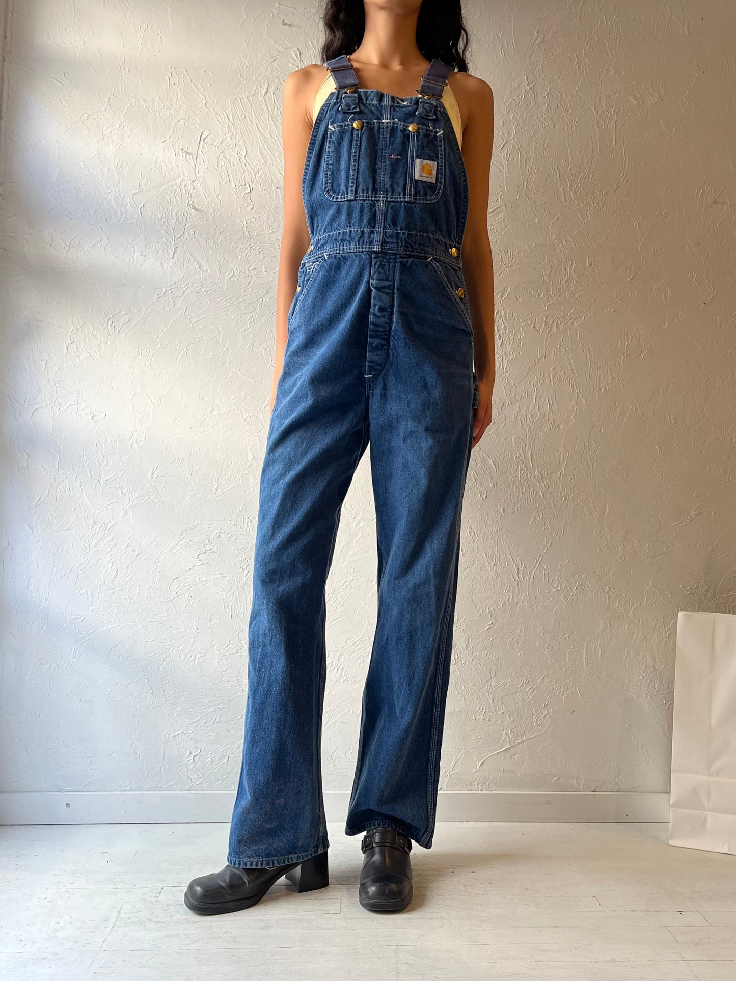 Y2K ‘Carhartt’ Denim Workwear Overalls / Small
