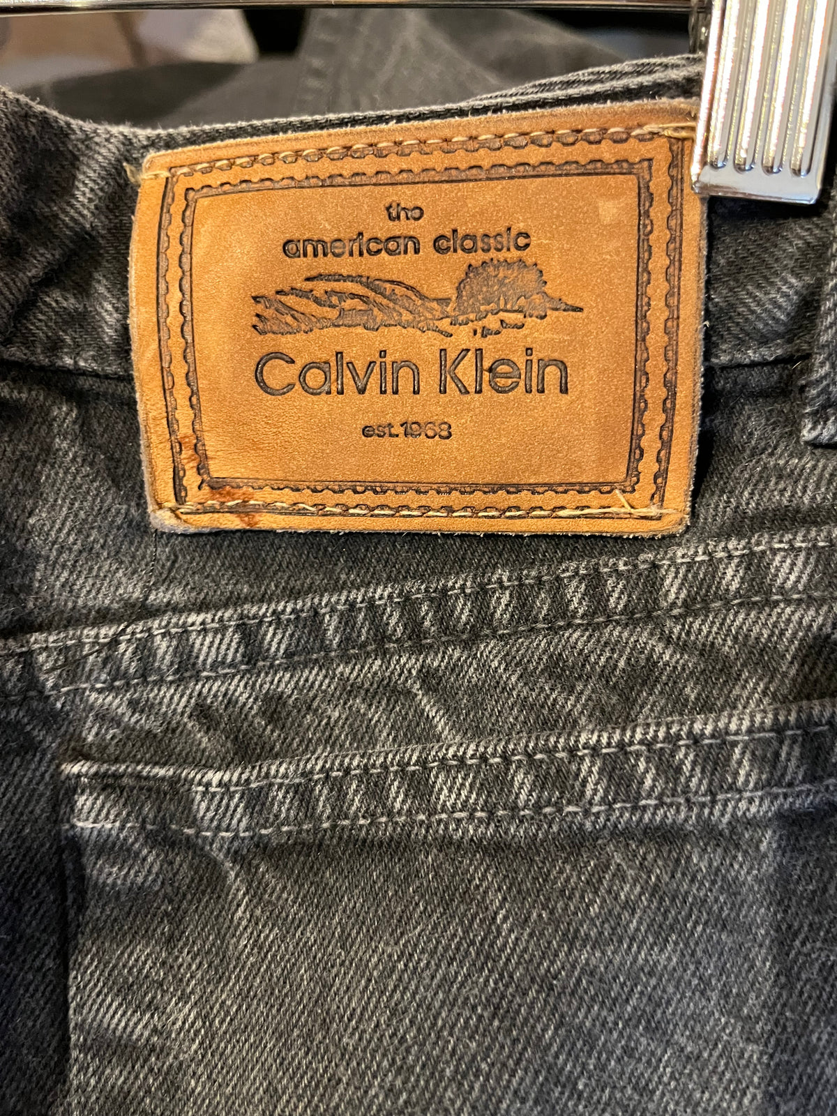 90s 'Calvin Klein' Dark Wash Jeans / Made in USA / 28