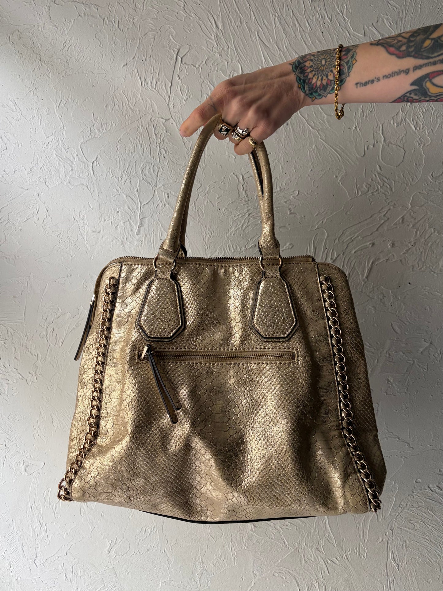Vintage 'Guess' Gold Metalic purse