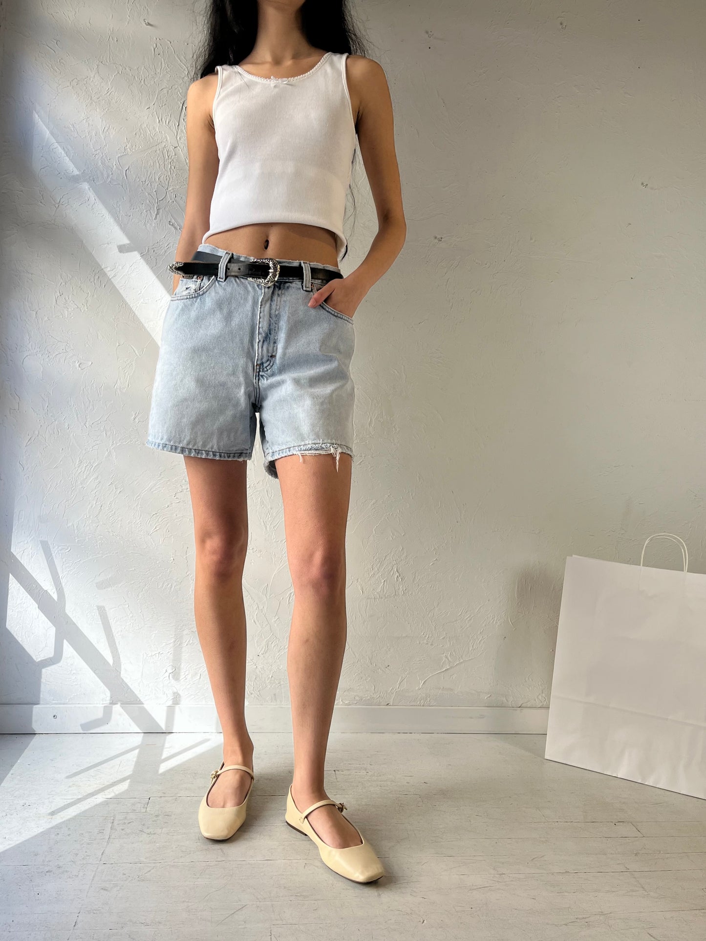 90s ‘Calvin Klein’ Denim Shorts / Medium