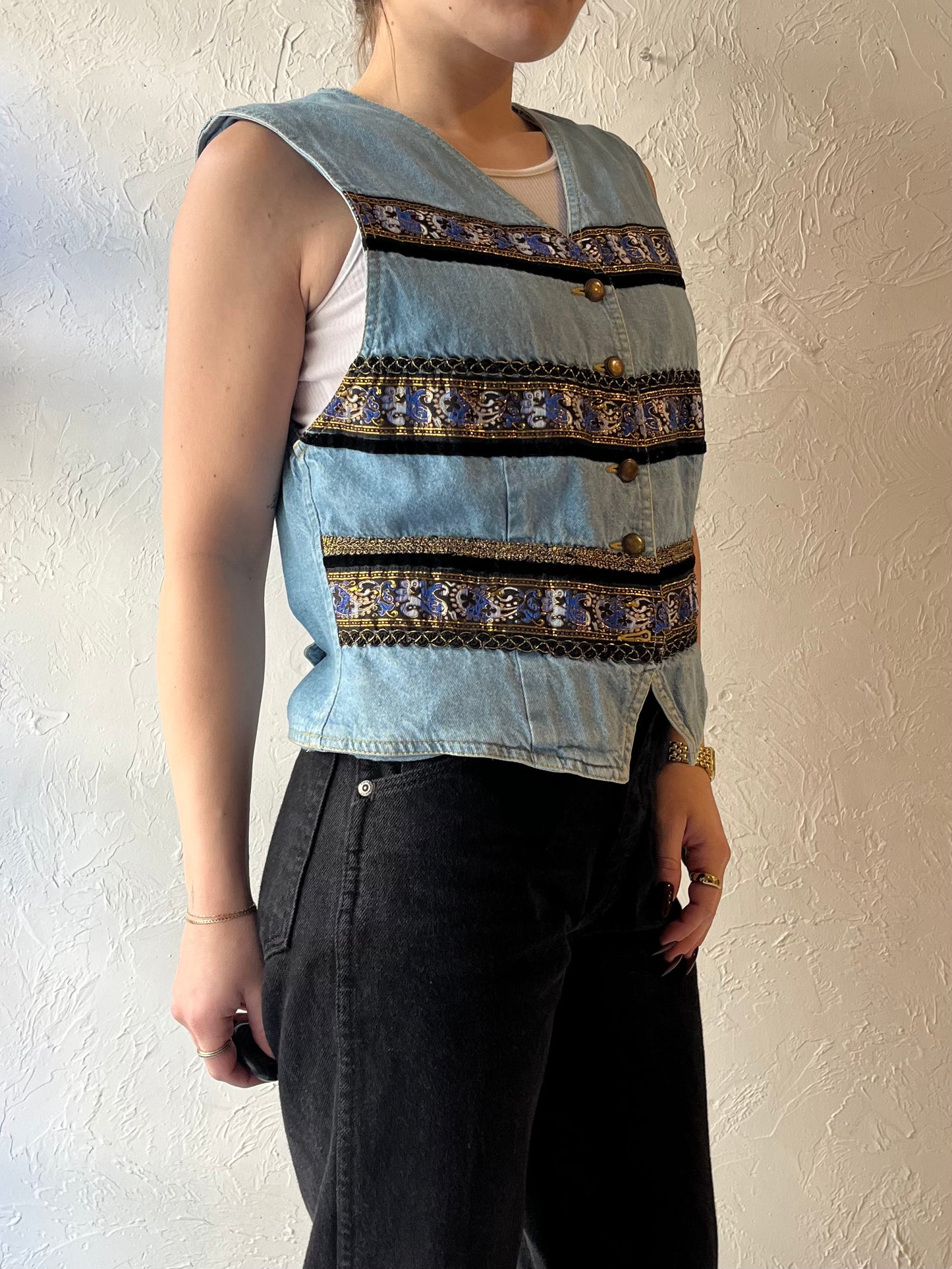 90s ‘Liz Wear’ Denim Vest