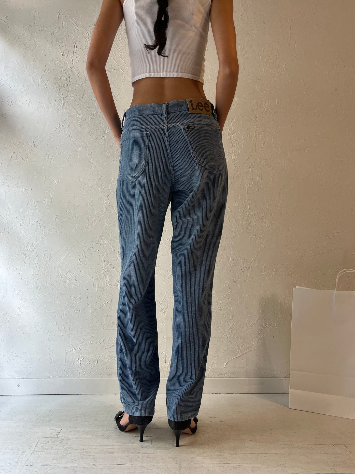 90s 'Lee' Blue Corduroy Pants / Medium