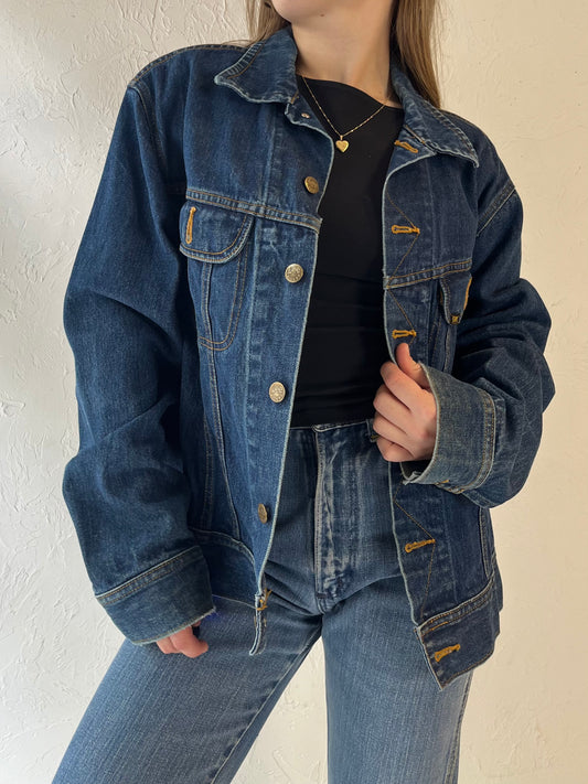 Vintage 'Lee' Denim Button Up Denim Jacket / Medium - Large