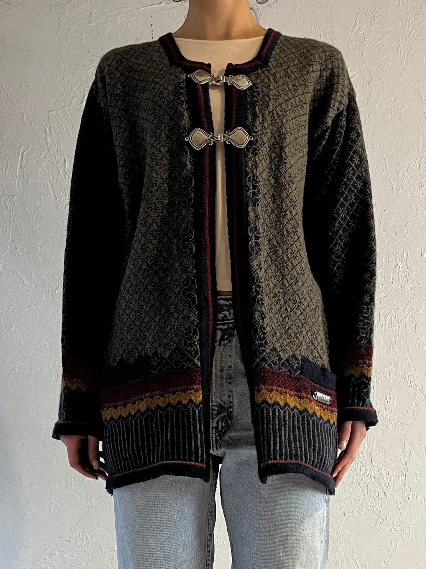 Vintage ‘Oda’ Wool Nordic Sweater / Large