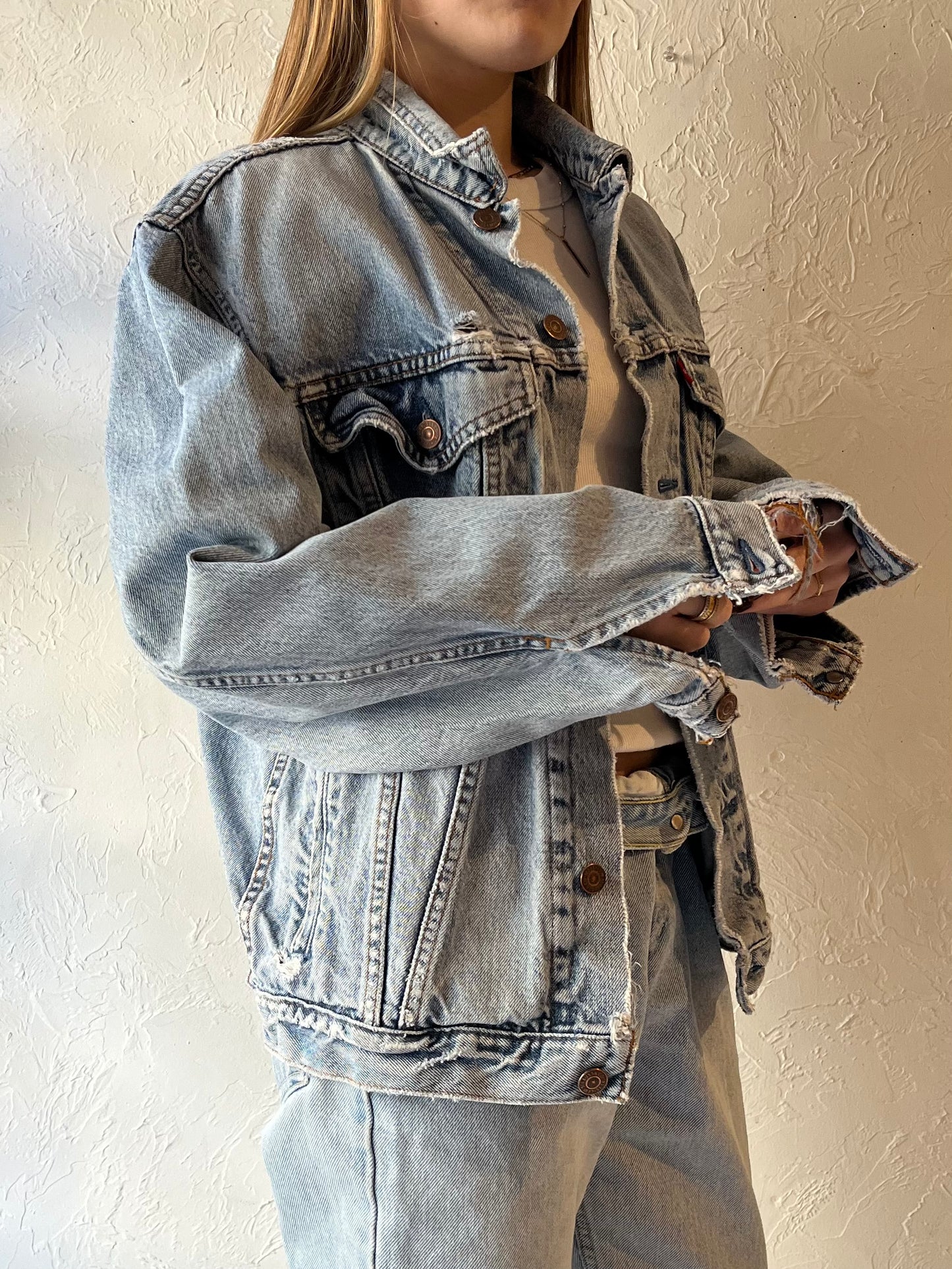 Vintage ‘Levi’s’ Thrashed Denim Jacket / XS