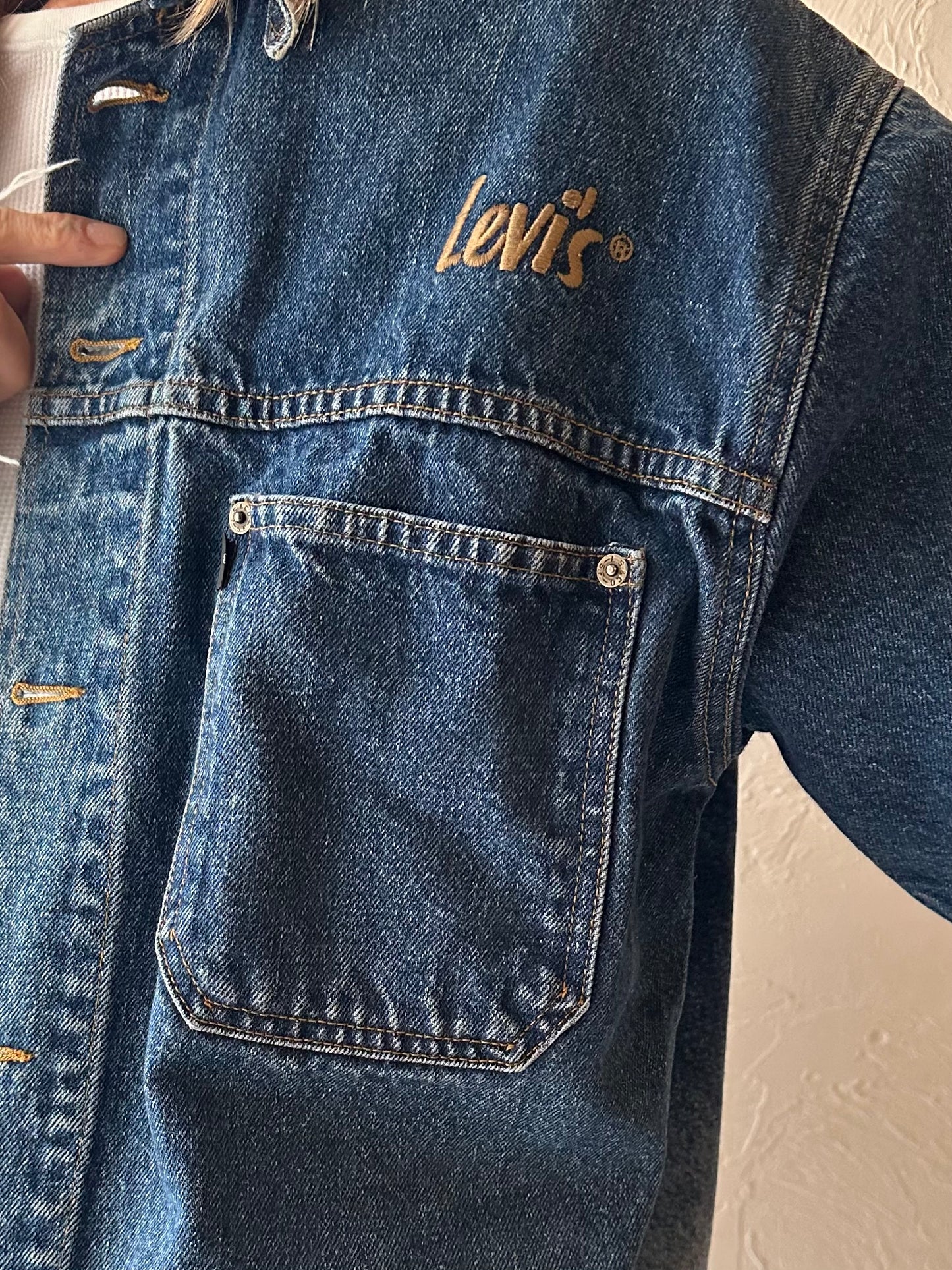 Vintage 'Levis' Denim Chore Jacket / Medium