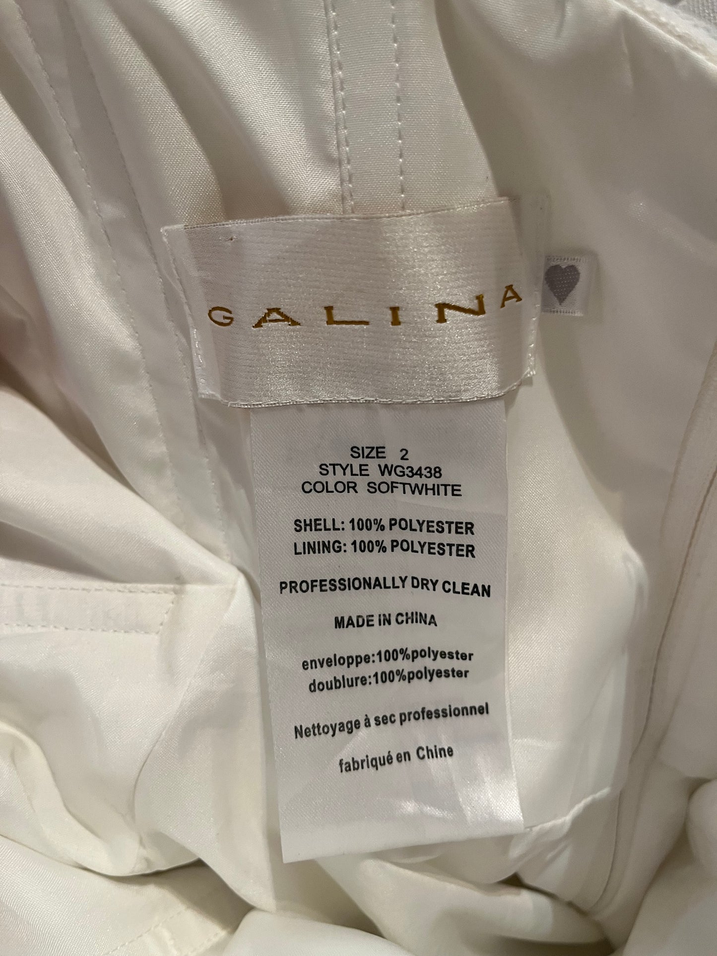 Y2k 'Galina' White Strapless Formal Dress Gown / Small