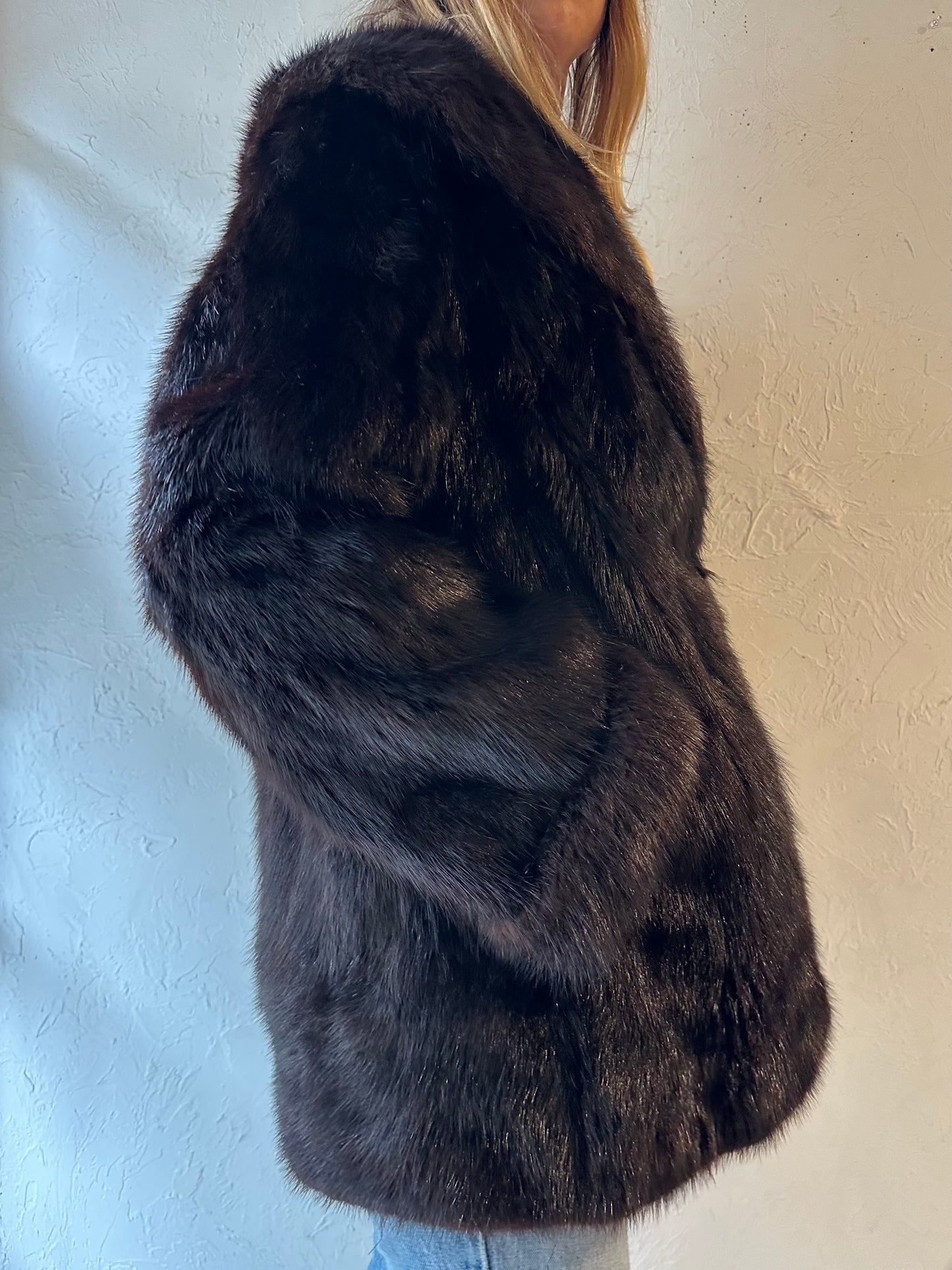 80s 'American Fur Limited' Authentic Fur Jacket / Medium