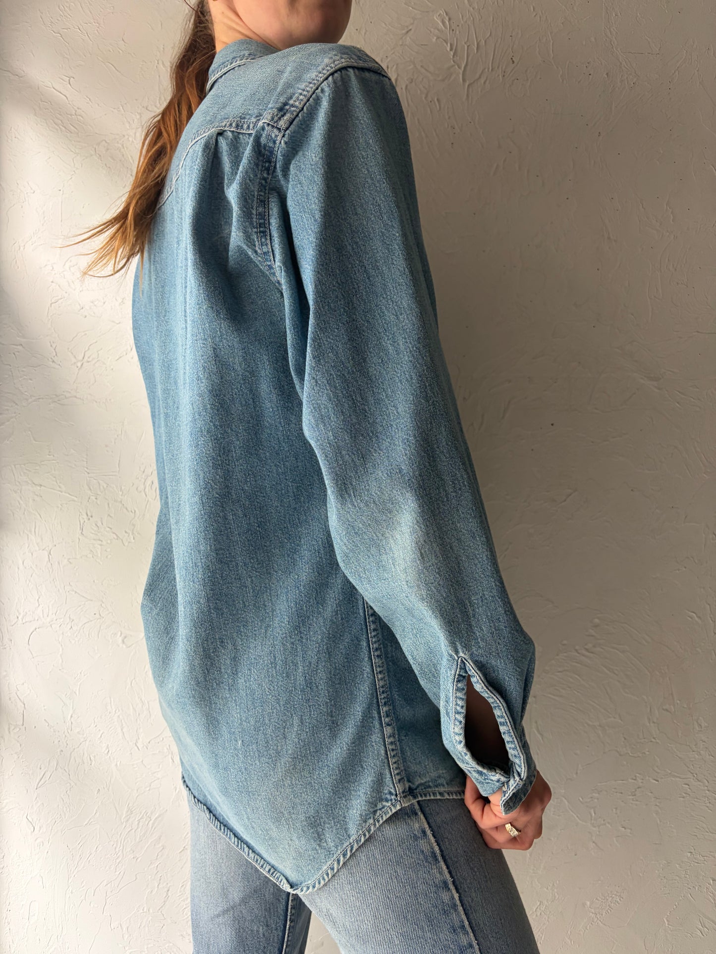 Vintage 'Levis' Denim Button Up Shirt / XS