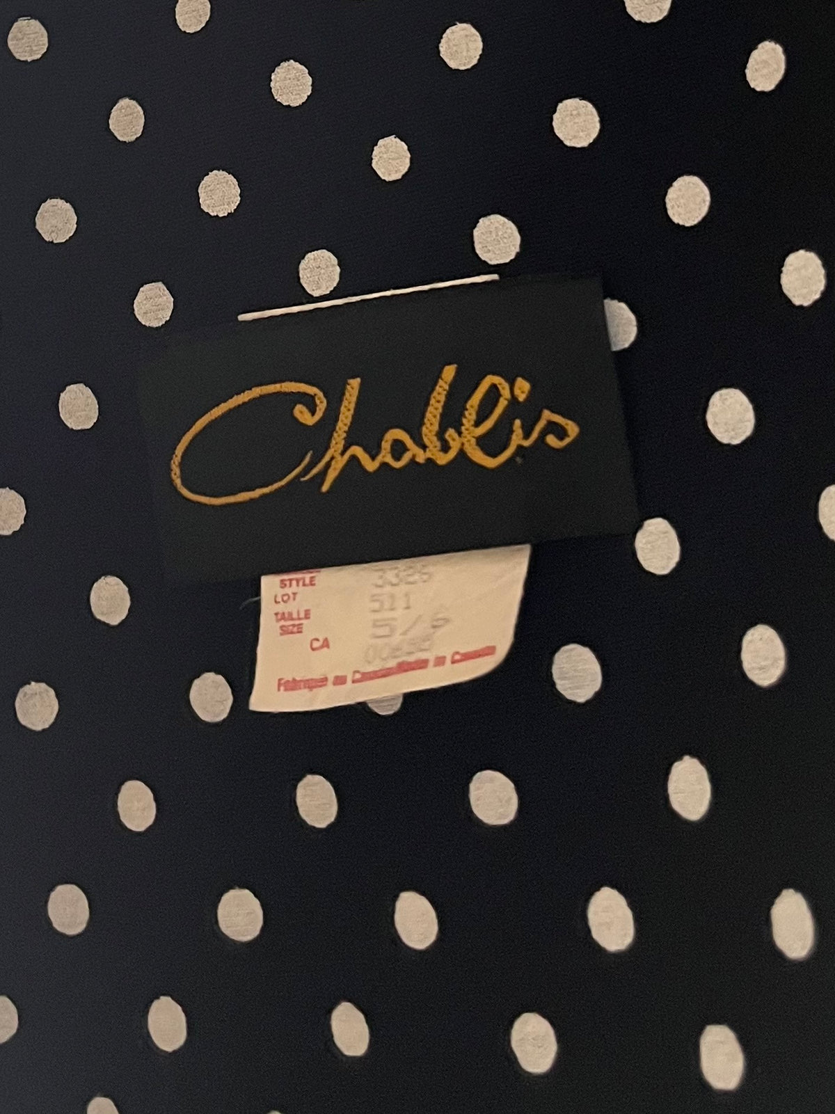 80s 'Chablis' Collared Polka Dot Retro Jumpsuit / Small